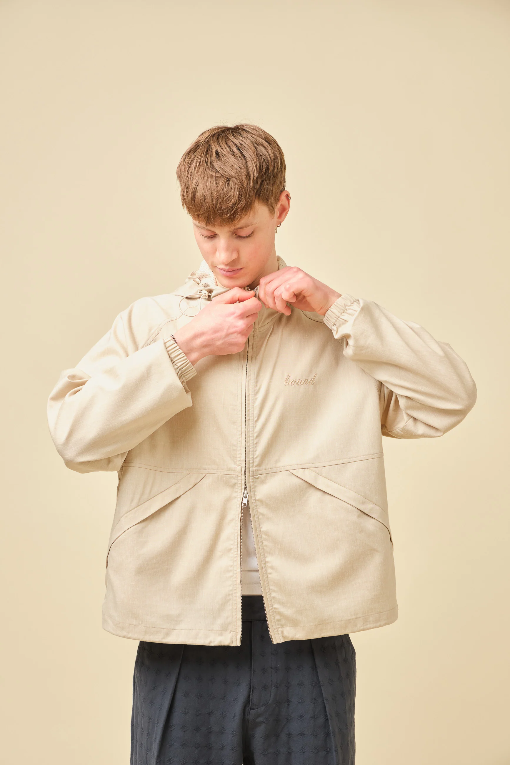 SAND LINEN WINDBREAKER - Image 8