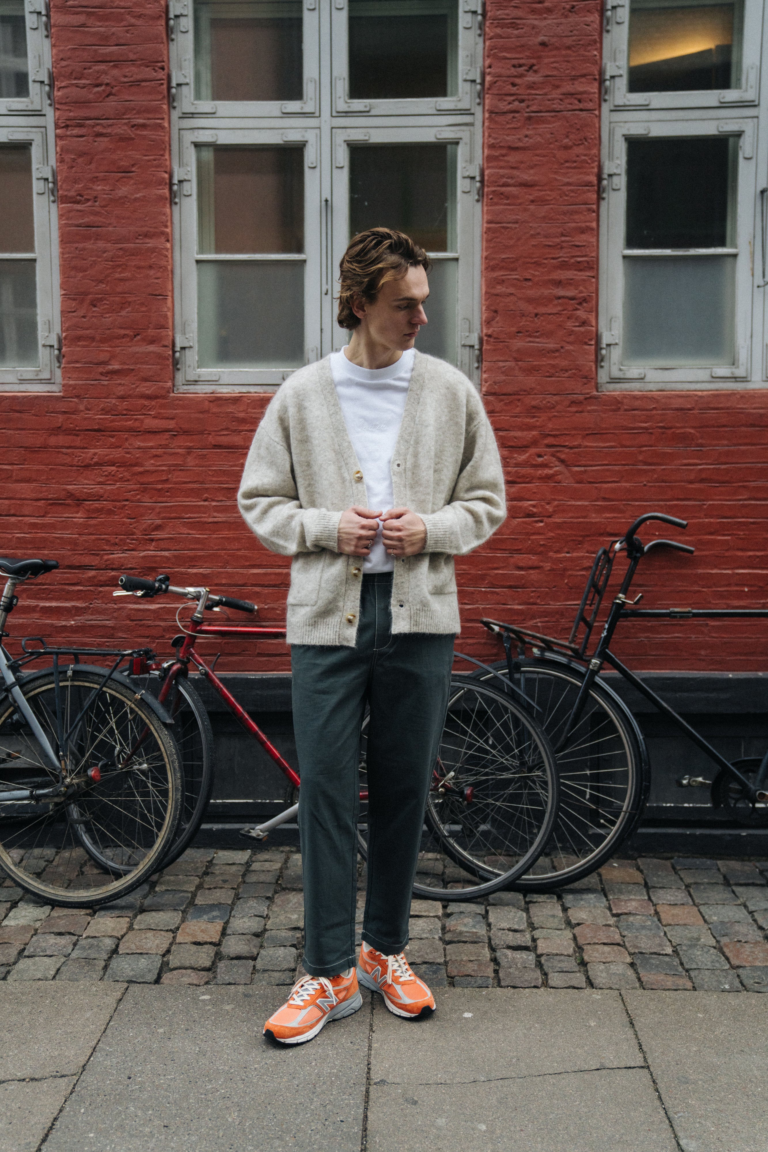SAWYER MOHAIR CARDIGAN - MARBLE - Image 6