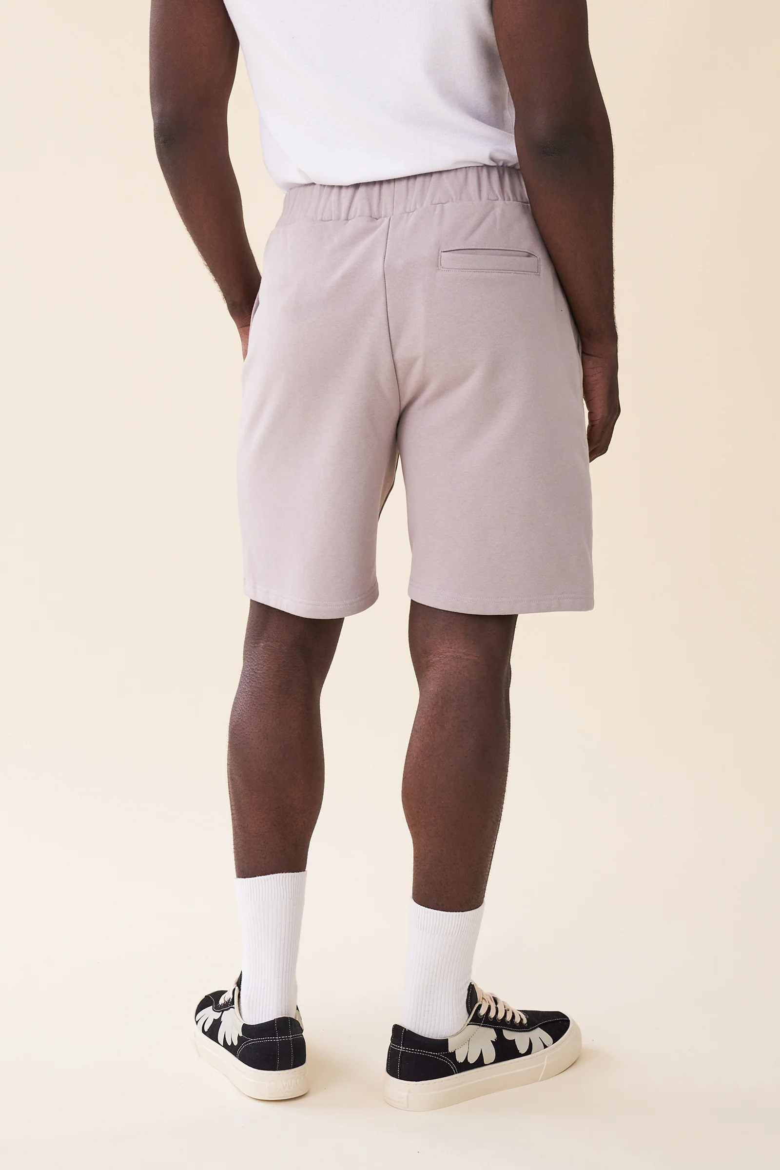 SCRIPT JOGGER SHORTS - MID GREY - Image 3
