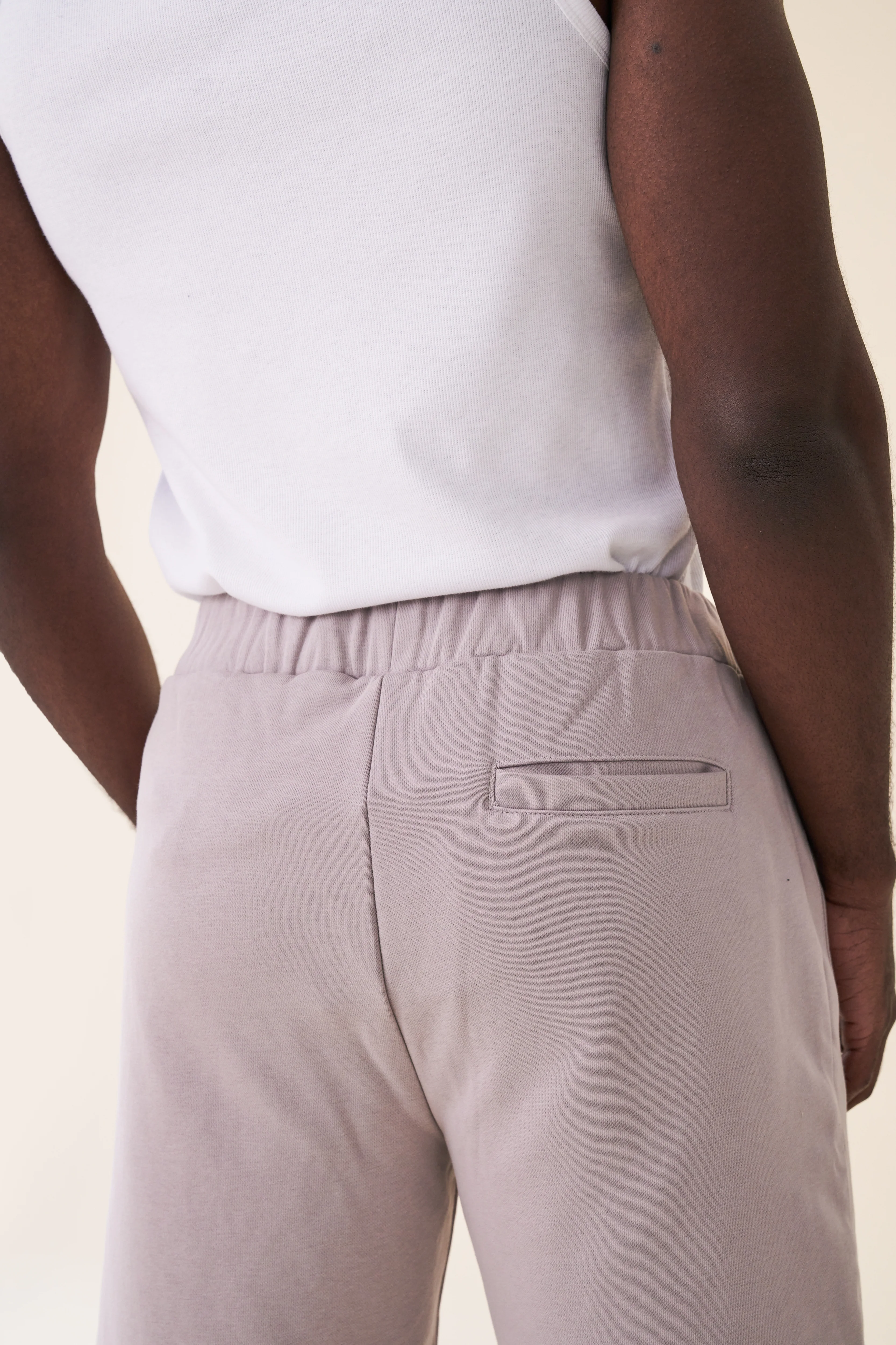 SCRIPT JOGGER SHORTS - MID GREY - Image 5