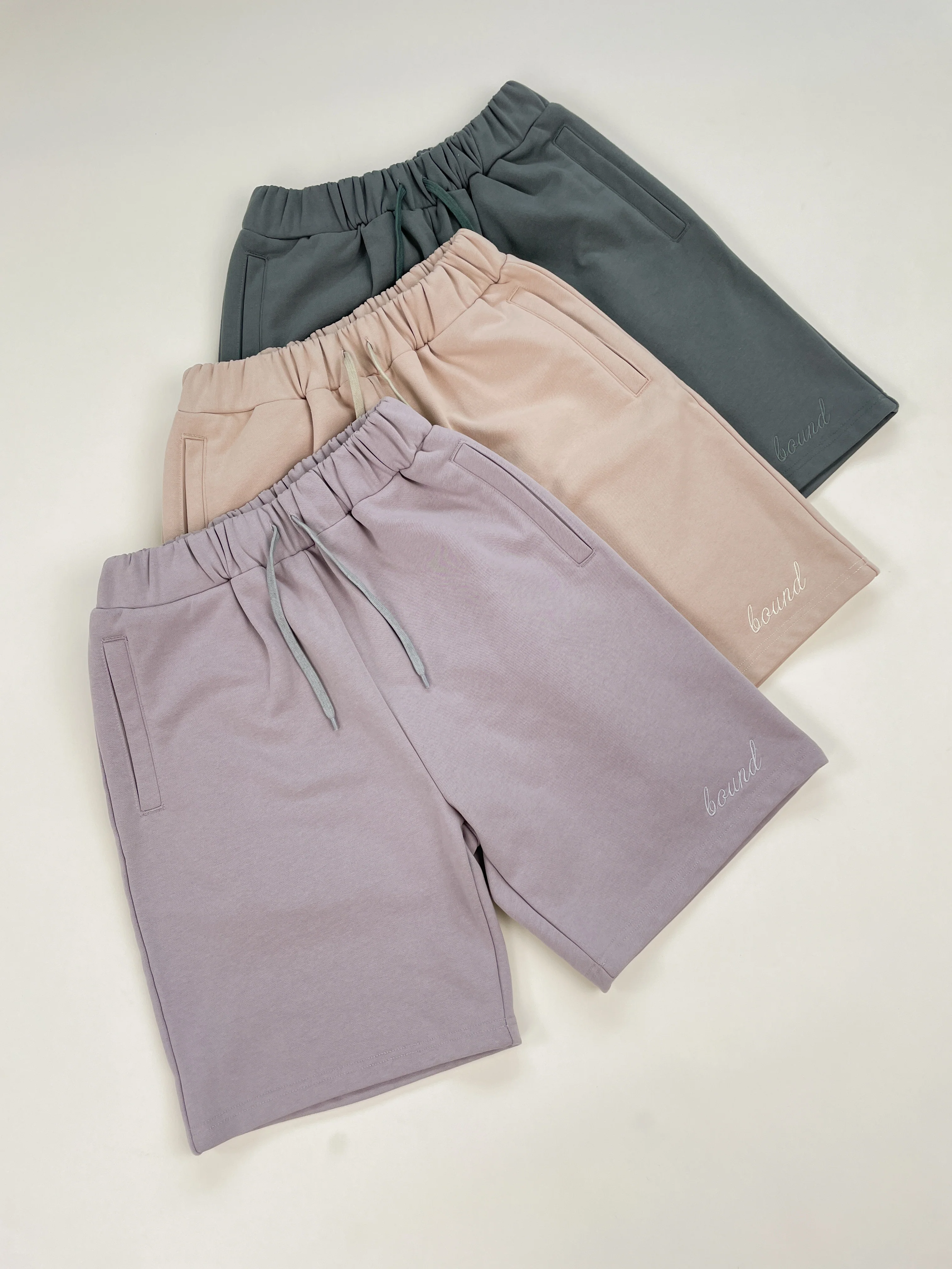 SCRIPT JOGGER SHORTS - MID GREY - Image 8