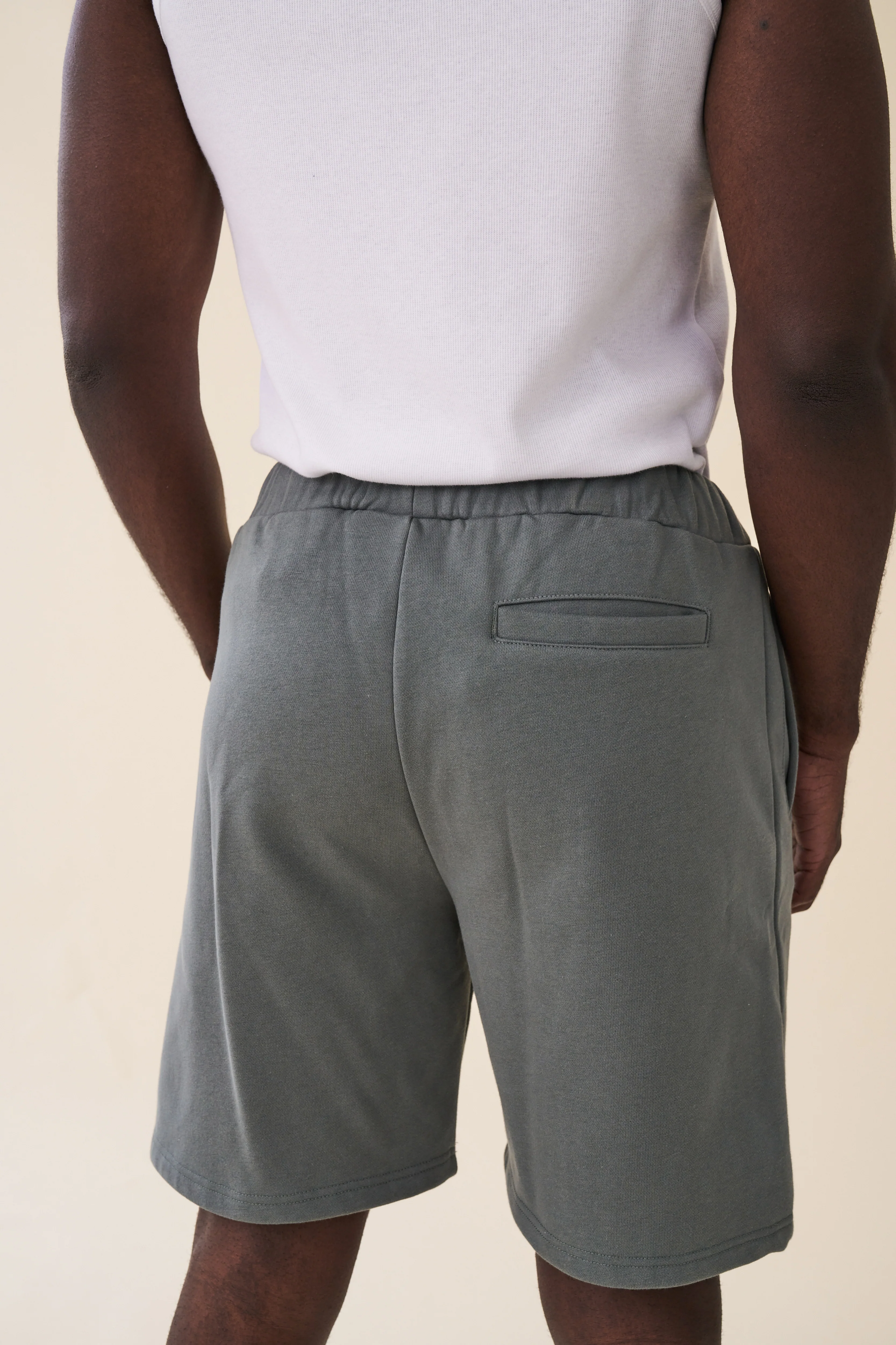 SCRIPT JOGGER SHORTS- PINE GREEN - Image 5