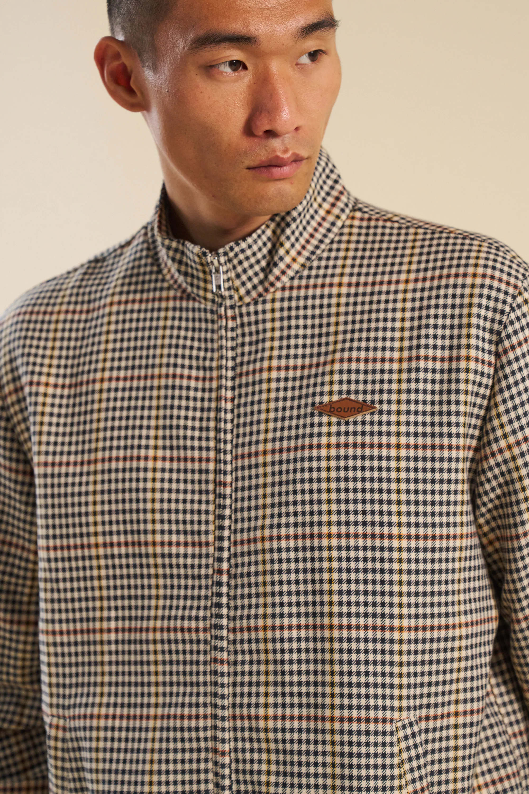 SHAUN HOUNDSTOOTH HARRINGTON JACKET - Image 3