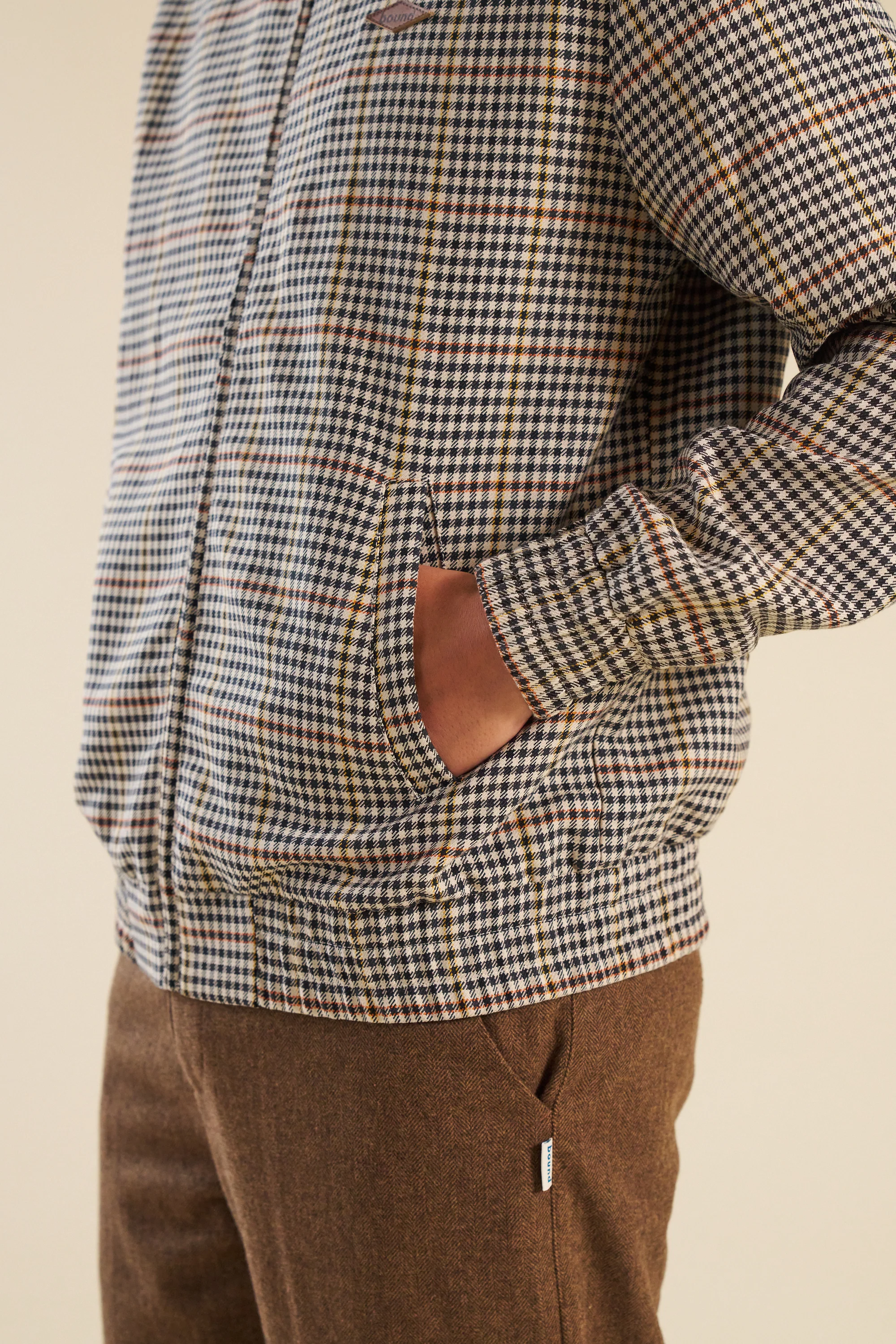 SHAUN HOUNDSTOOTH HARRINGTON JACKET - Image 4