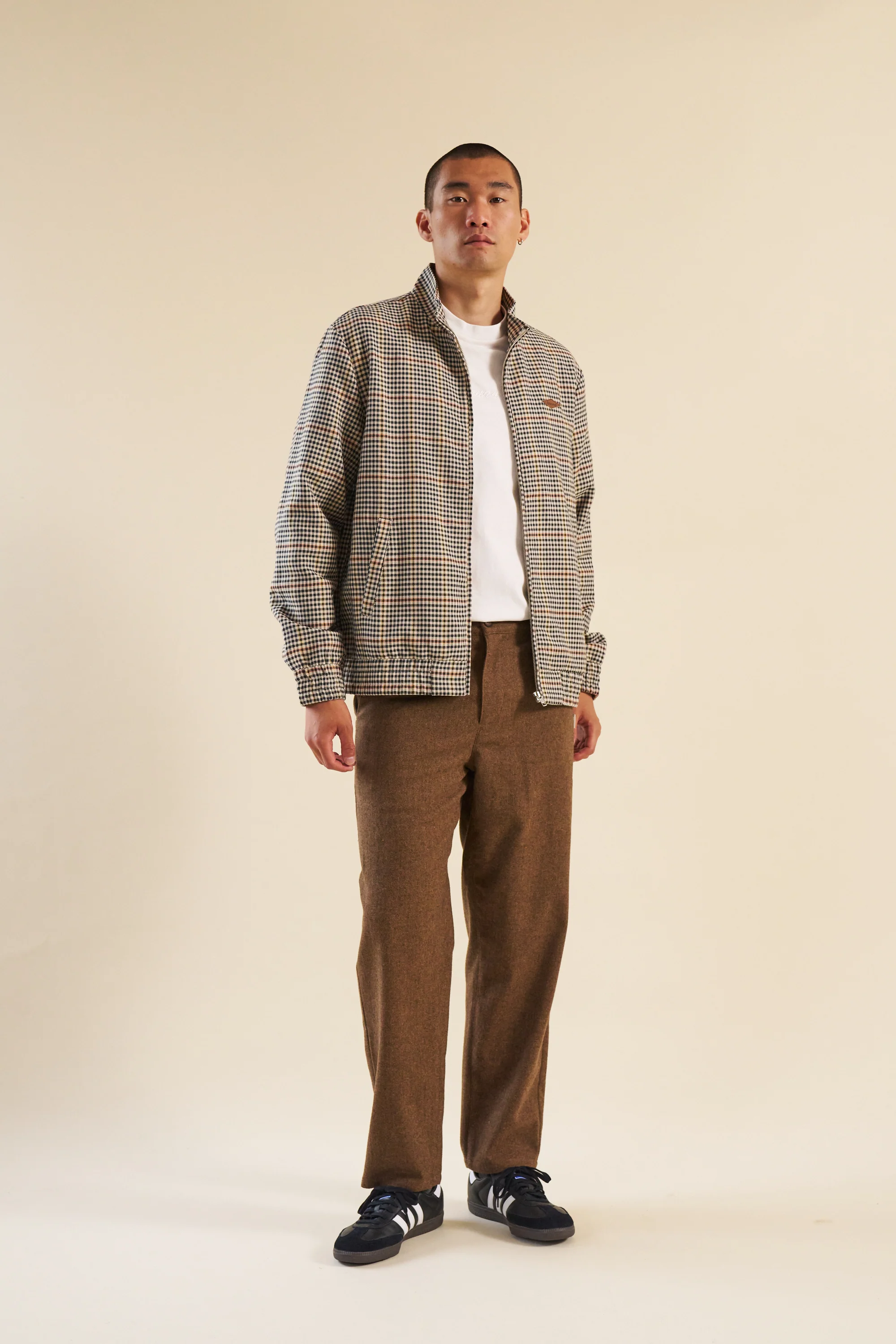 SHAUN HOUNDSTOOTH HARRINGTON JACKET - Image 5