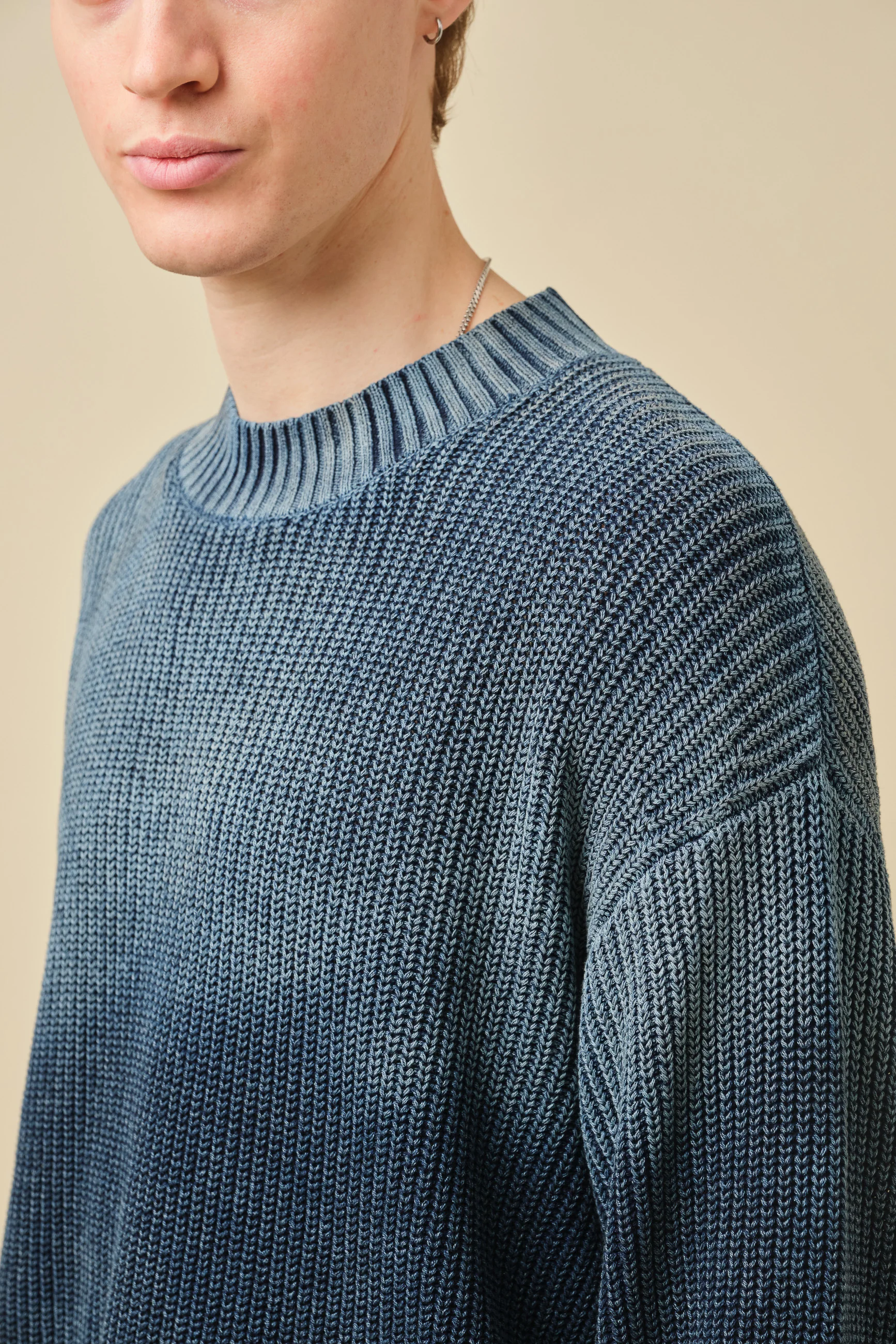 SPRAY WASH KNIT - MIDNIGHT BLUE - Image 3