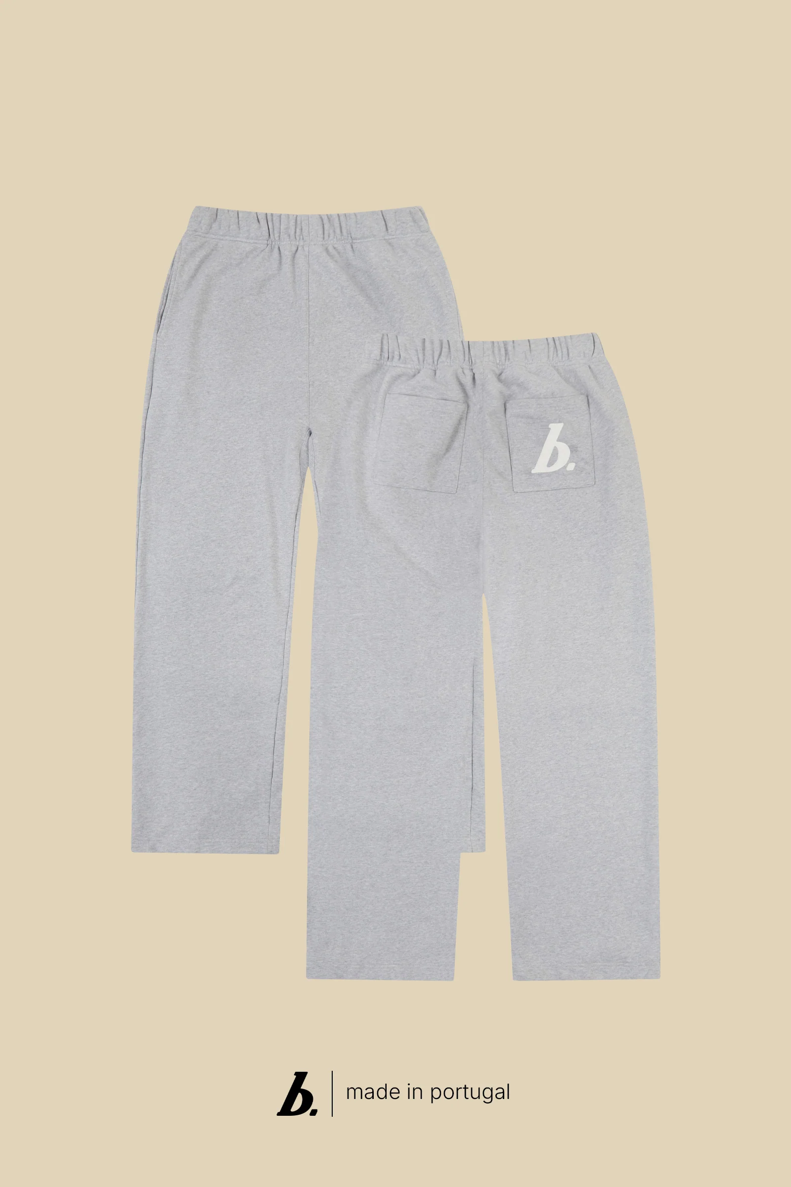 STAMP JOGGERS - GREY MARL