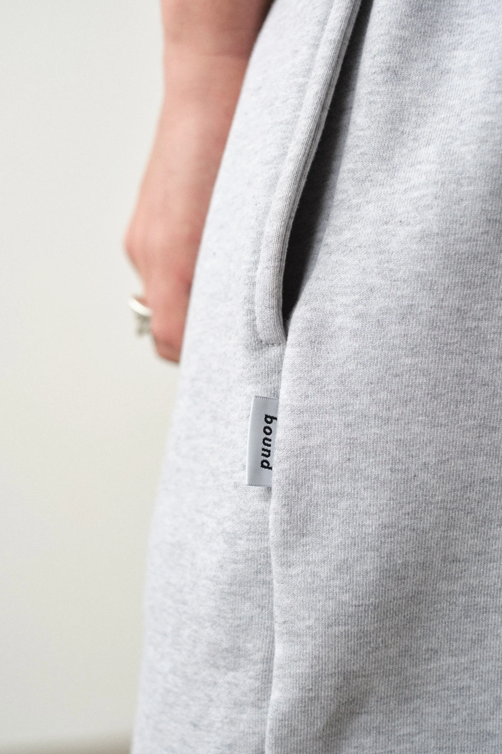STAMP JOGGERS - GREY MARL - Image 7