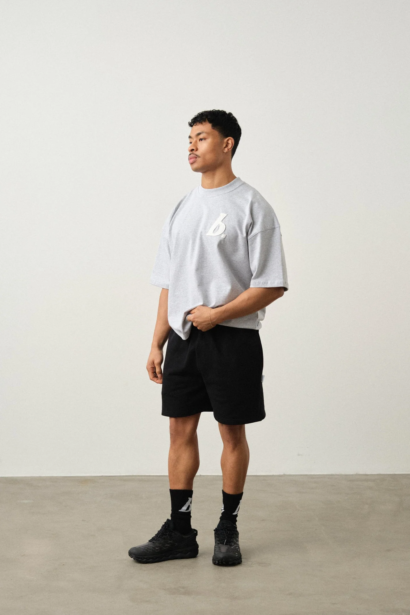 STAMP SHORTS - BLACK - Image 4