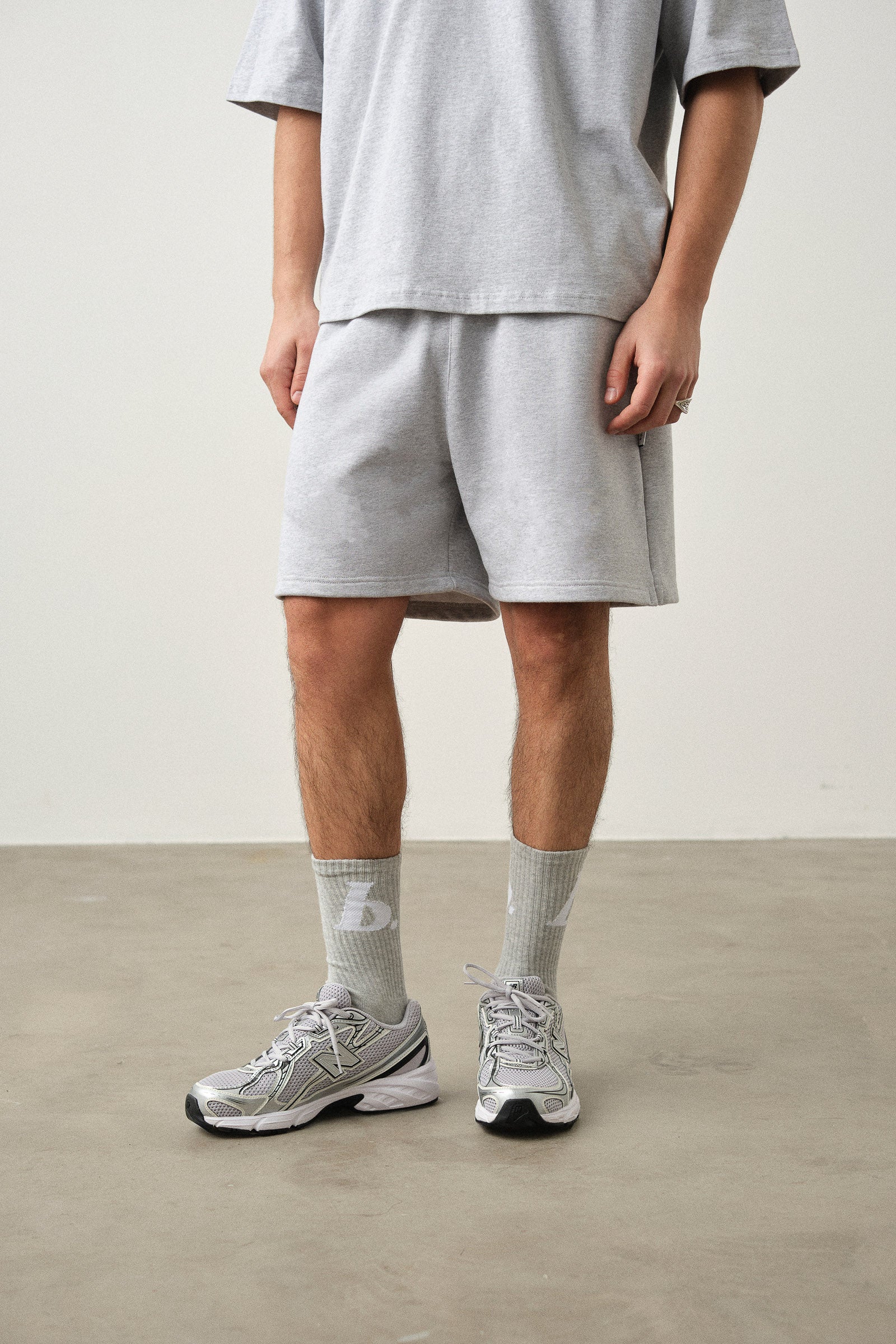 STAMP SHORTS TWIN PACK - BLACK/GREY MARL - Image 6