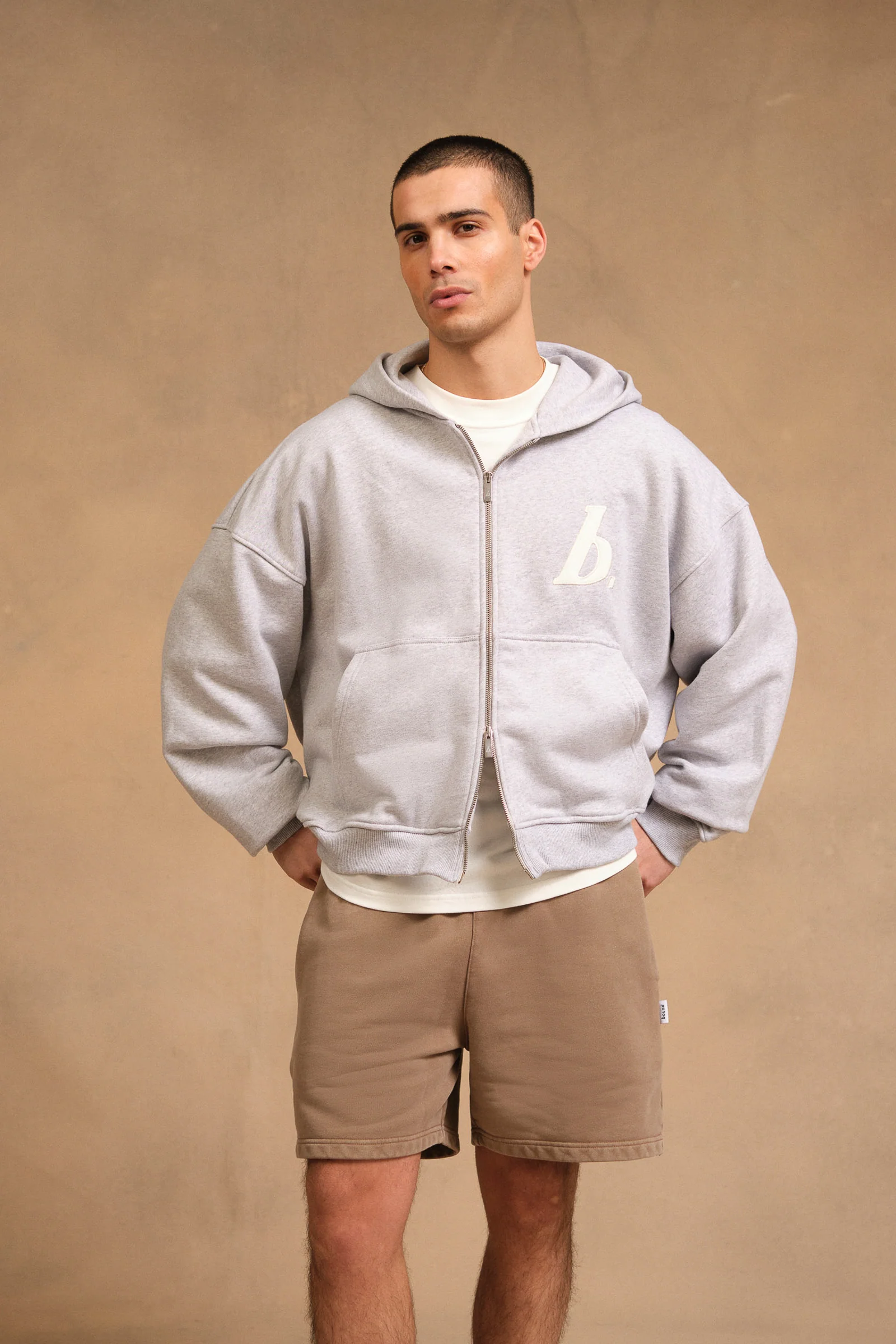 STAMP SHORTS - WALNUT - Image 4