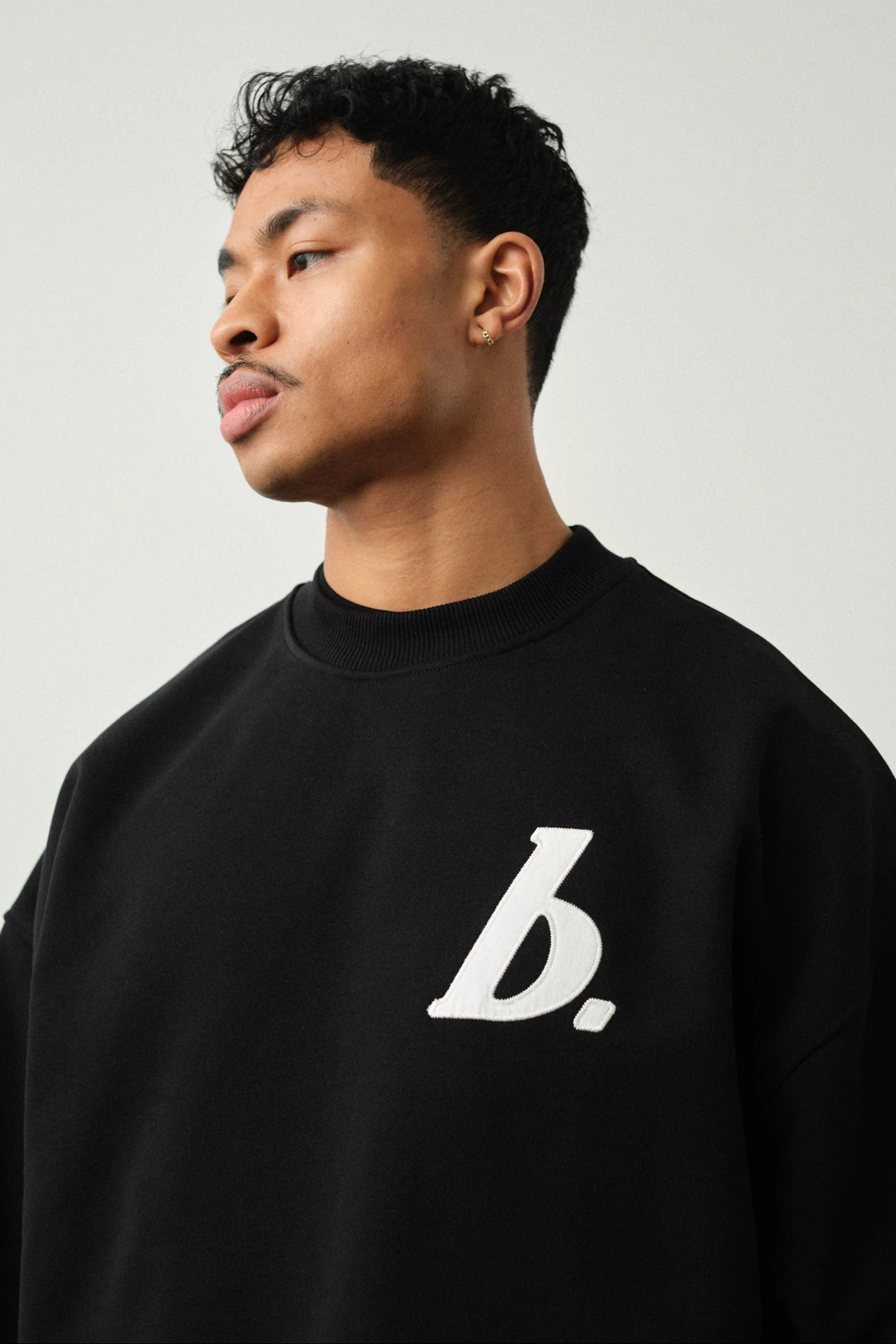 STAMP SWEATER TWIN PACK - BLACK/GREY MARL - Image 4