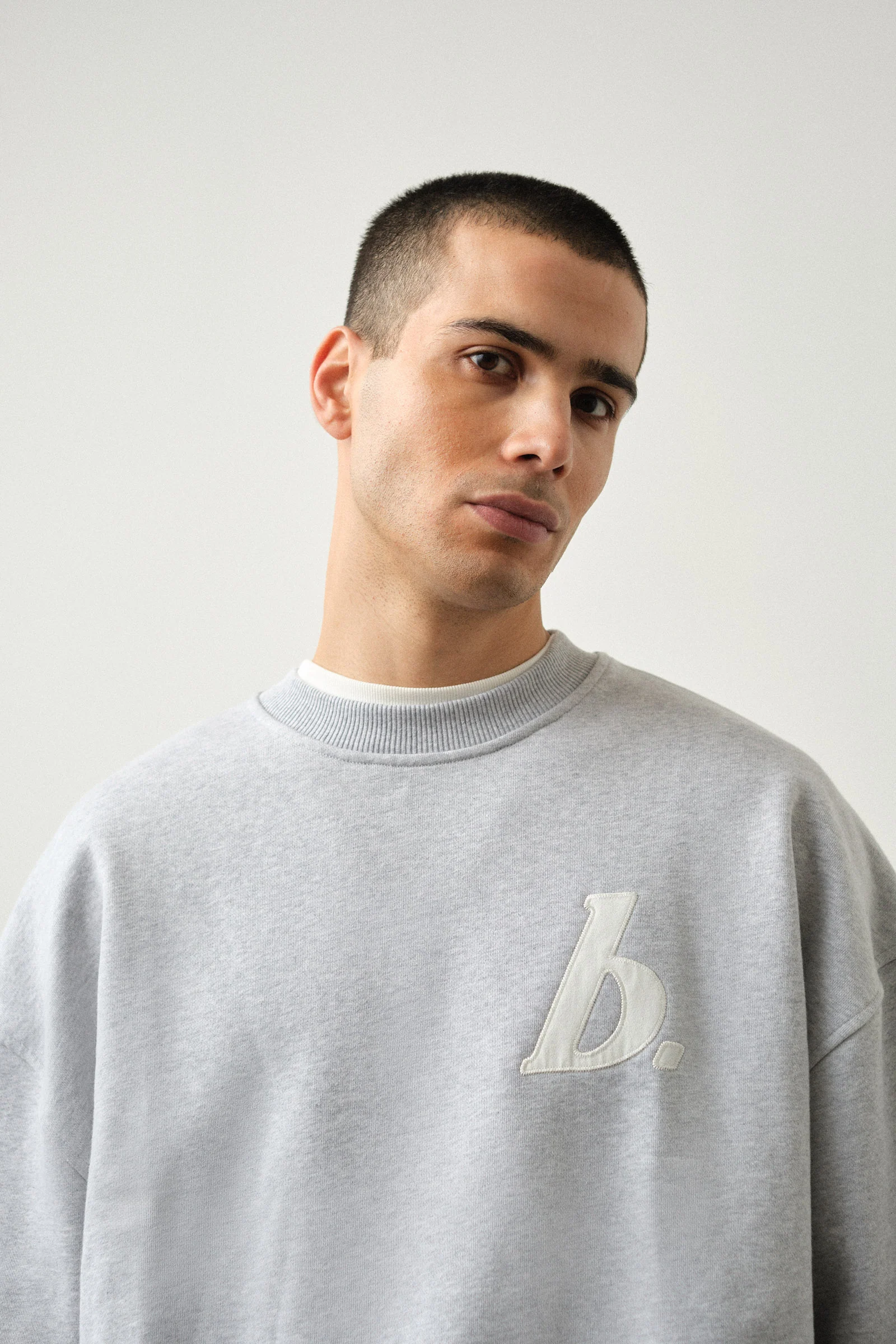 STAMP SWEATER TWIN PACK - BLACK/GREY MARL - Image 7