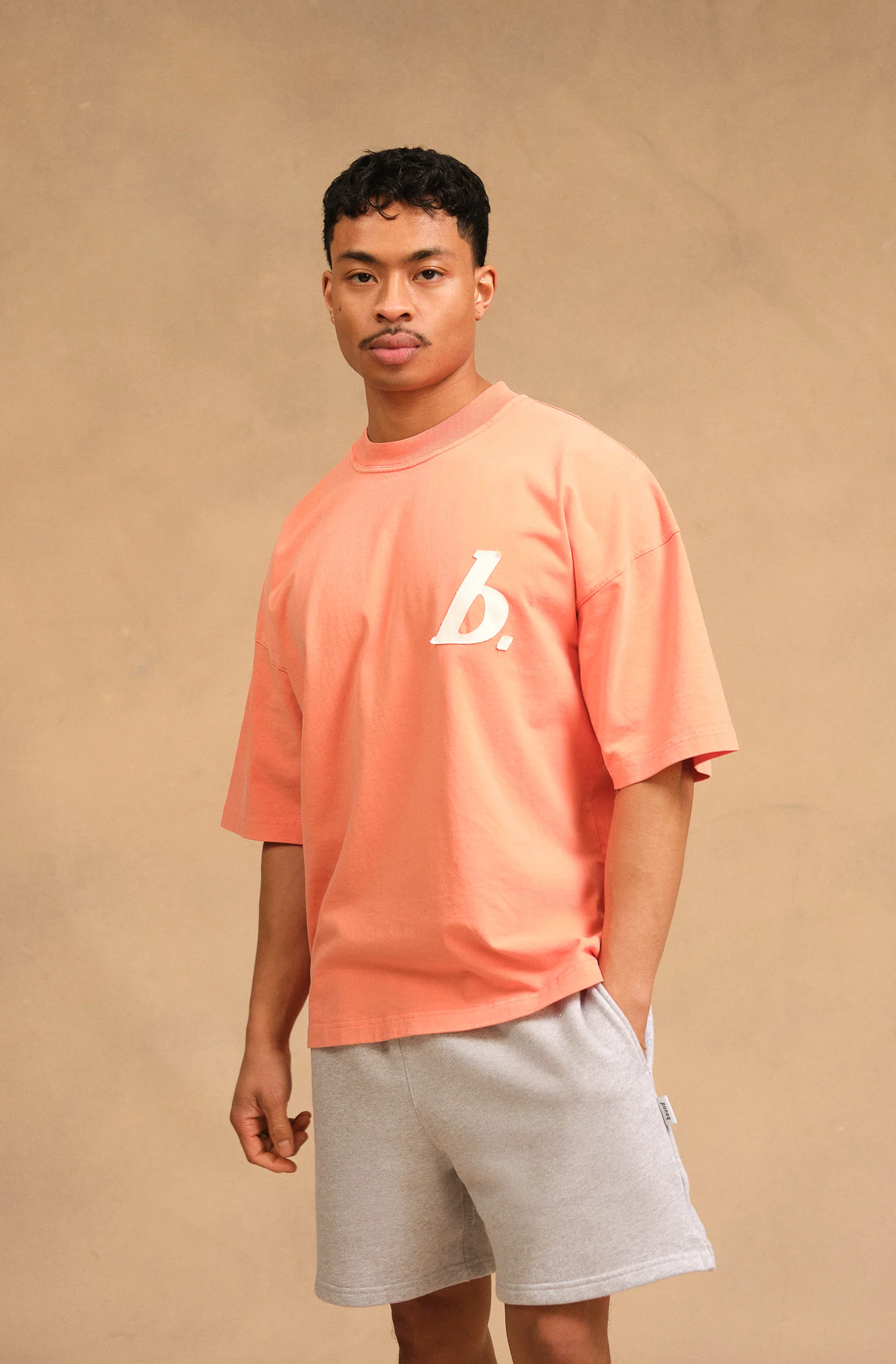 STAMP TEE - WASHED PEACH - Image 5
