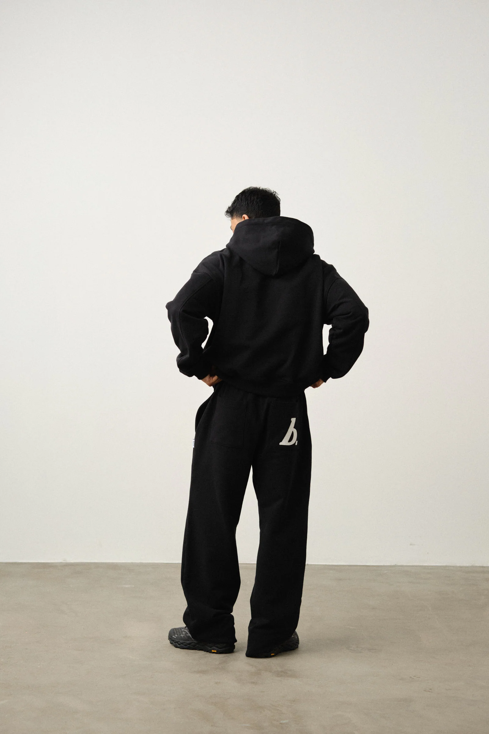 STAMP HOODIE TWIN PACK - BLACK/GREY MARL - Image 8