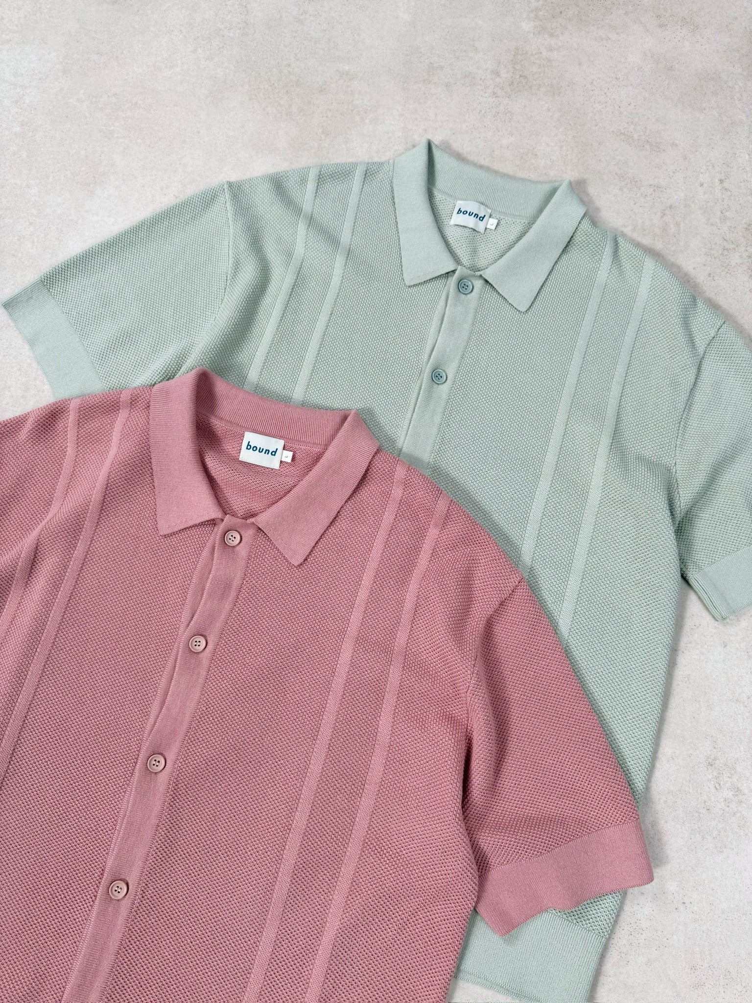 STANLEY WAFFLE KNIT POLO - PISTACHIO - Image 8