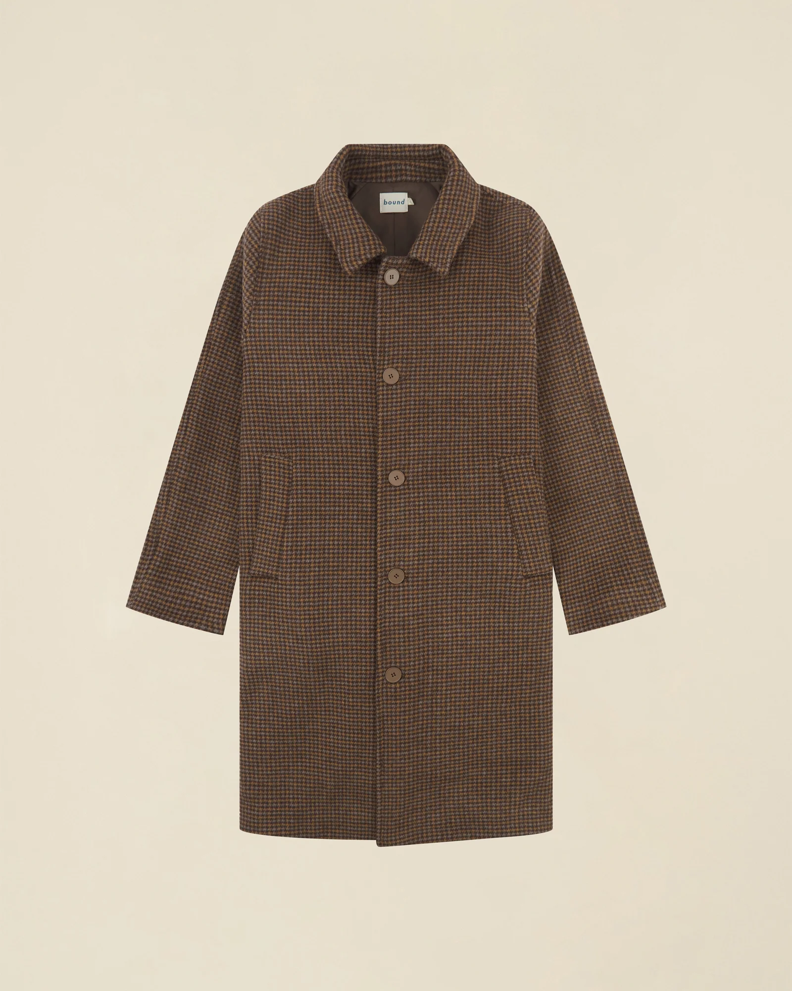 STEWART DOGTOOTH WOOL OVERCOAT - Image 12