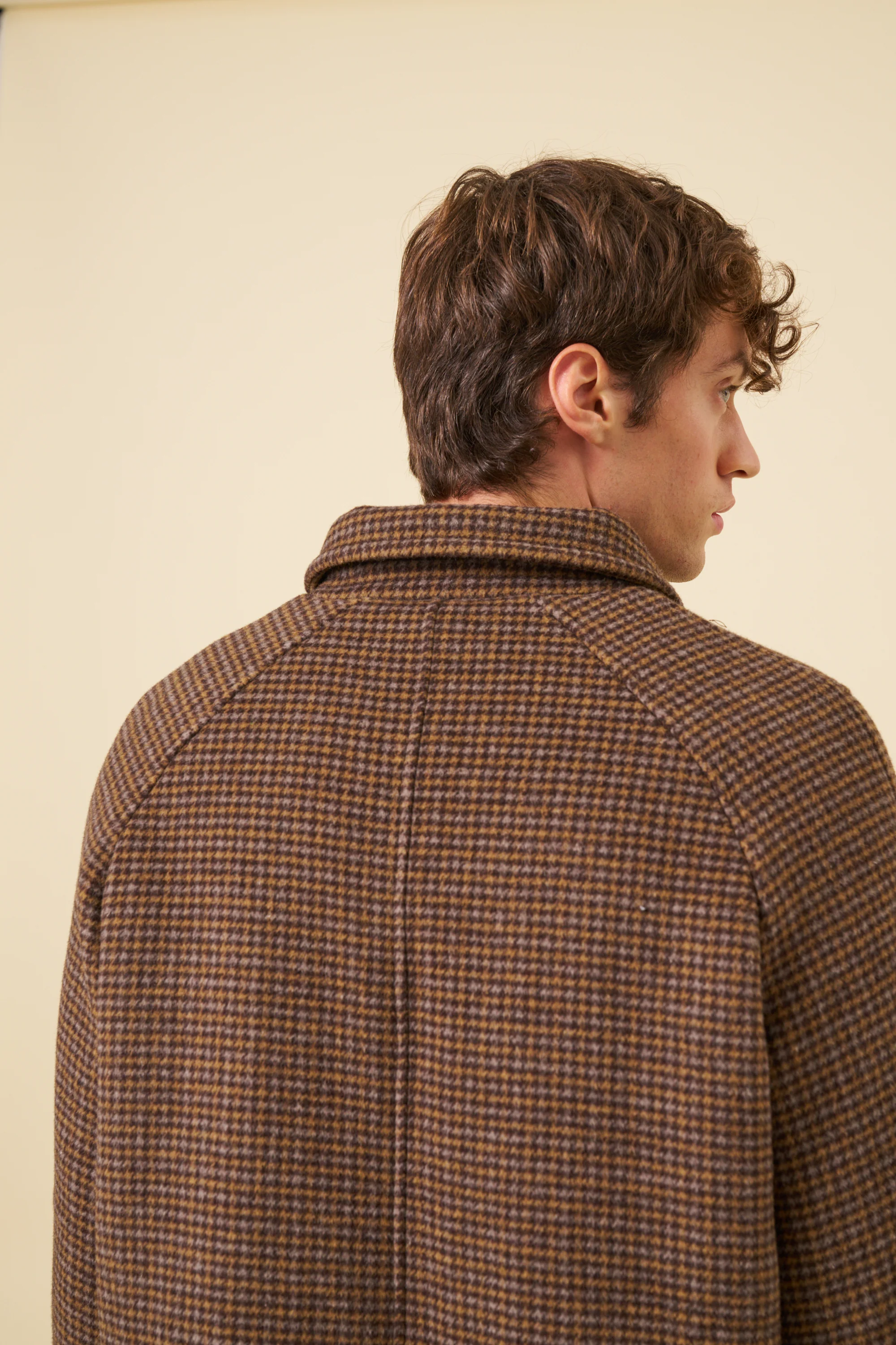 STEWART DOGTOOTH WOOL OVERCOAT - Image 8