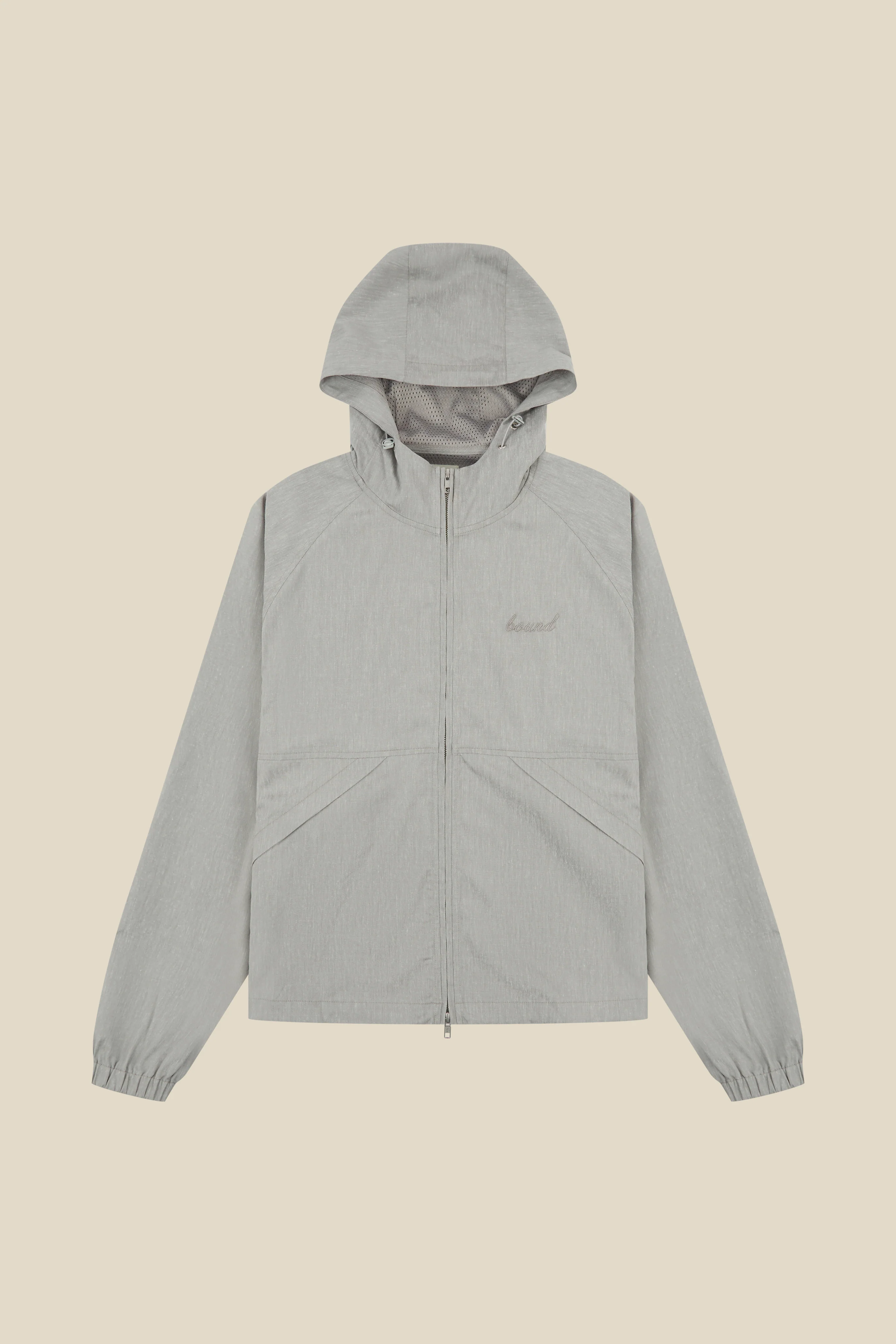 STORM GREY LINEN WINDBREAKER - Image 11