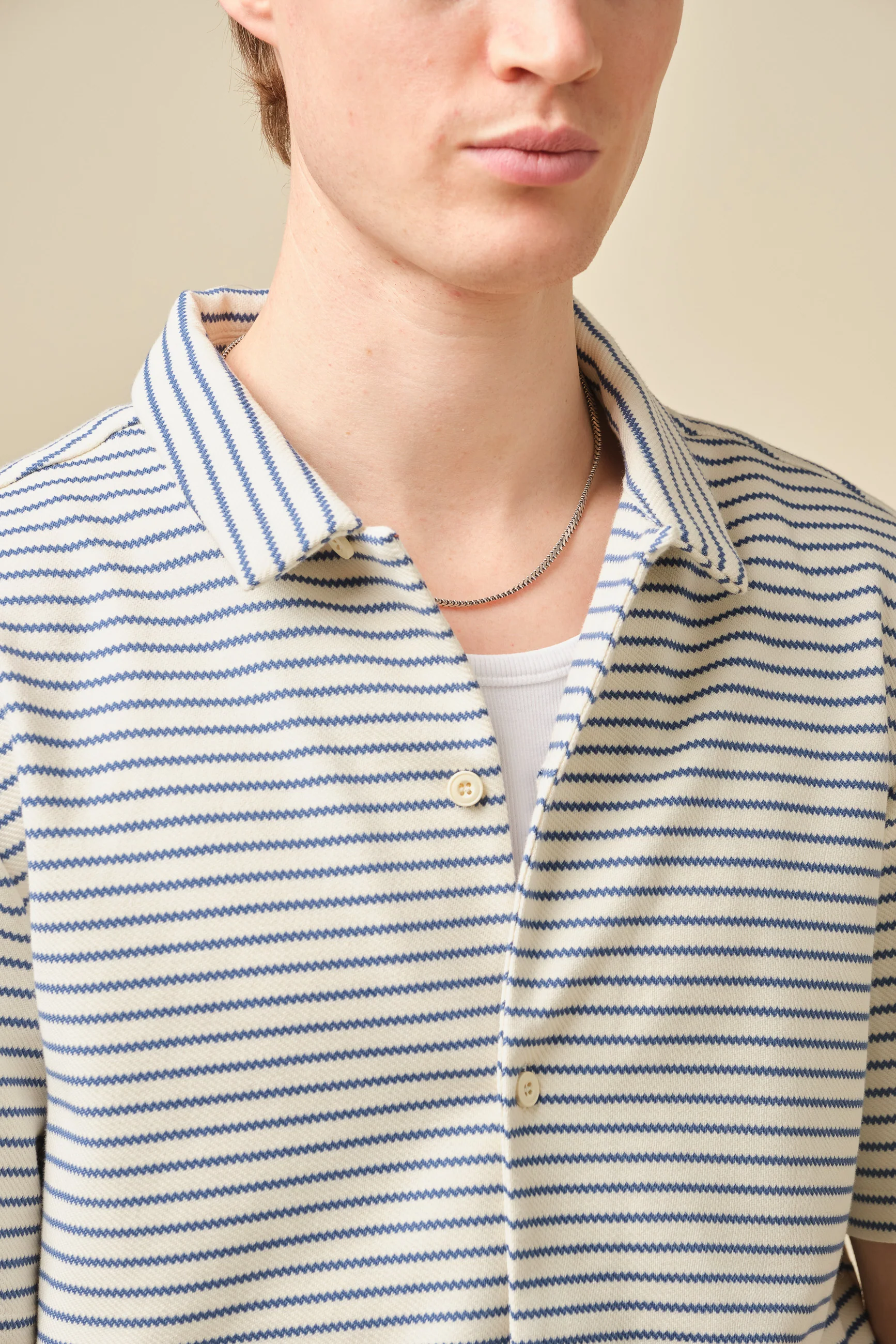 STRIPE JACQUARD OCEAN SHIRT - Image 4
