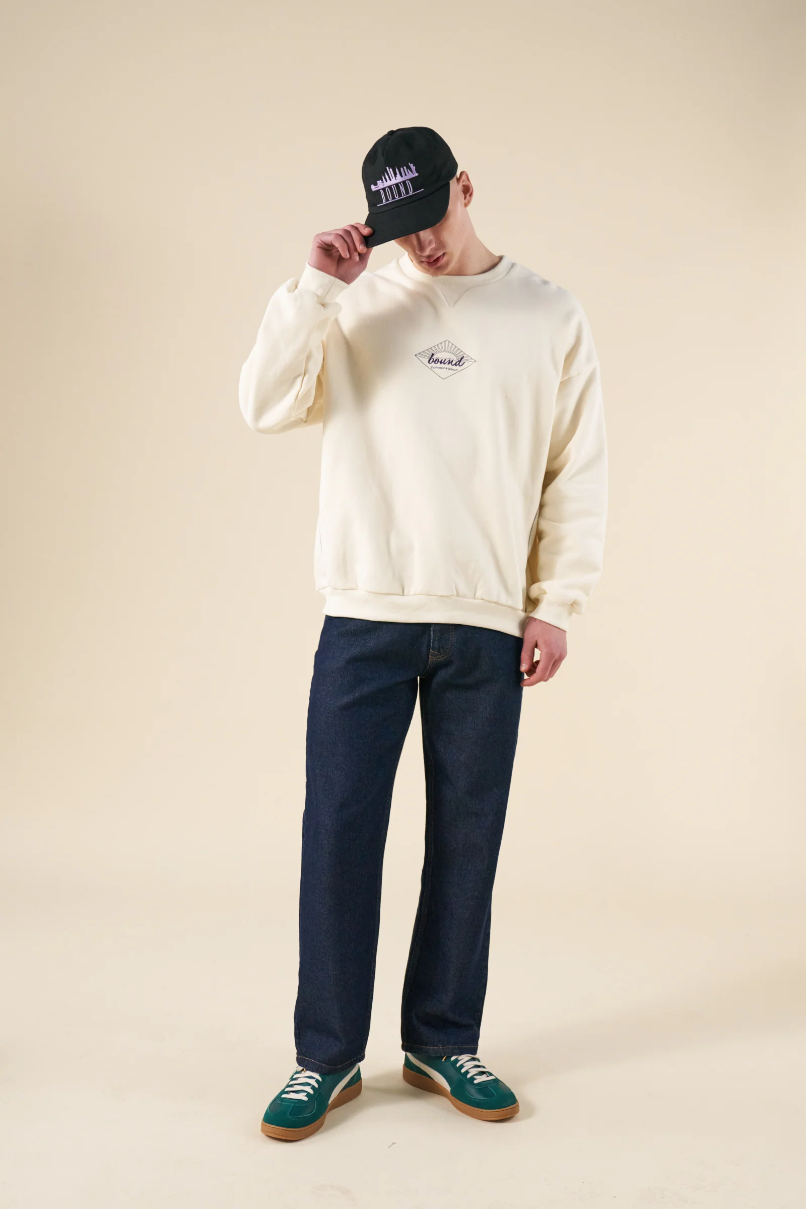 SUNRISE SWEATER - ECRU / PURPLE - Image 2