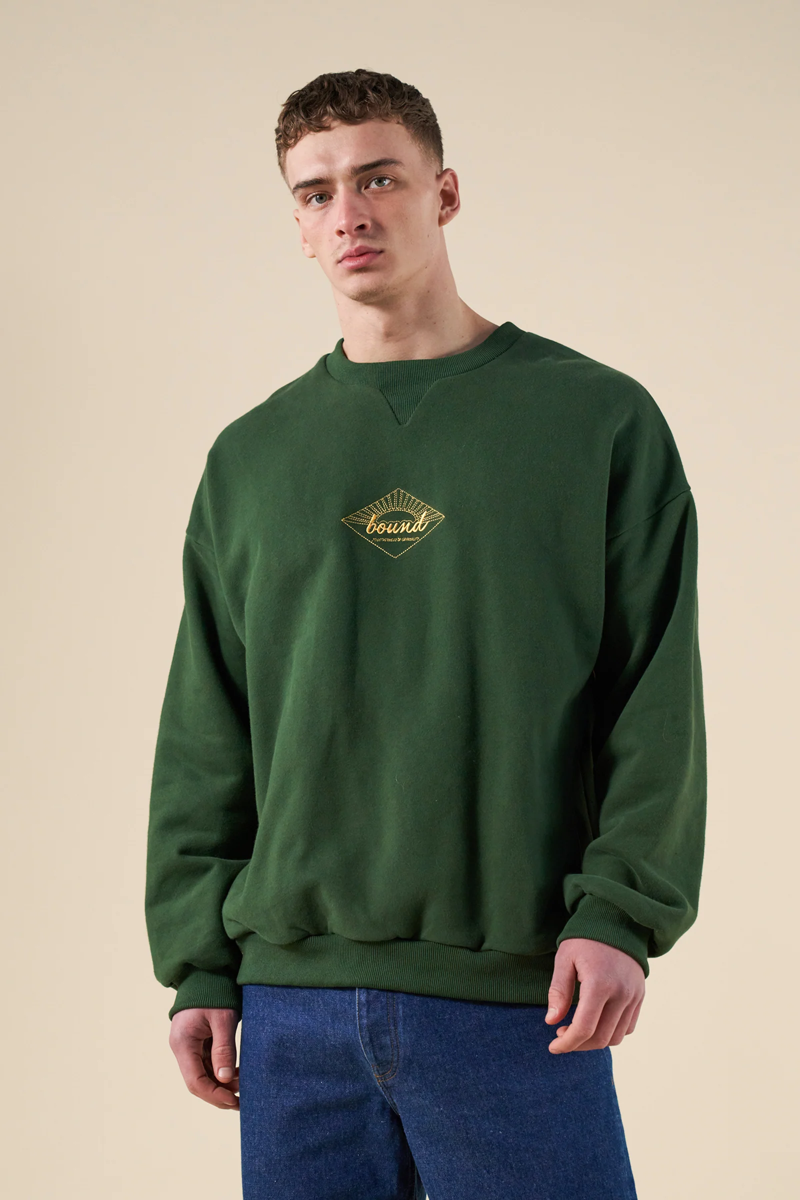 SUNRISE SWEATER - FOREST / YELLOW