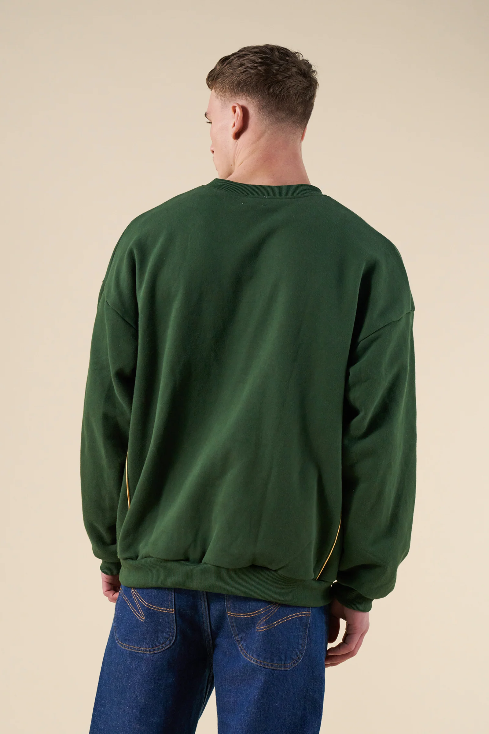 SUNRISE SWEATER - FOREST / YELLOW - Image 4