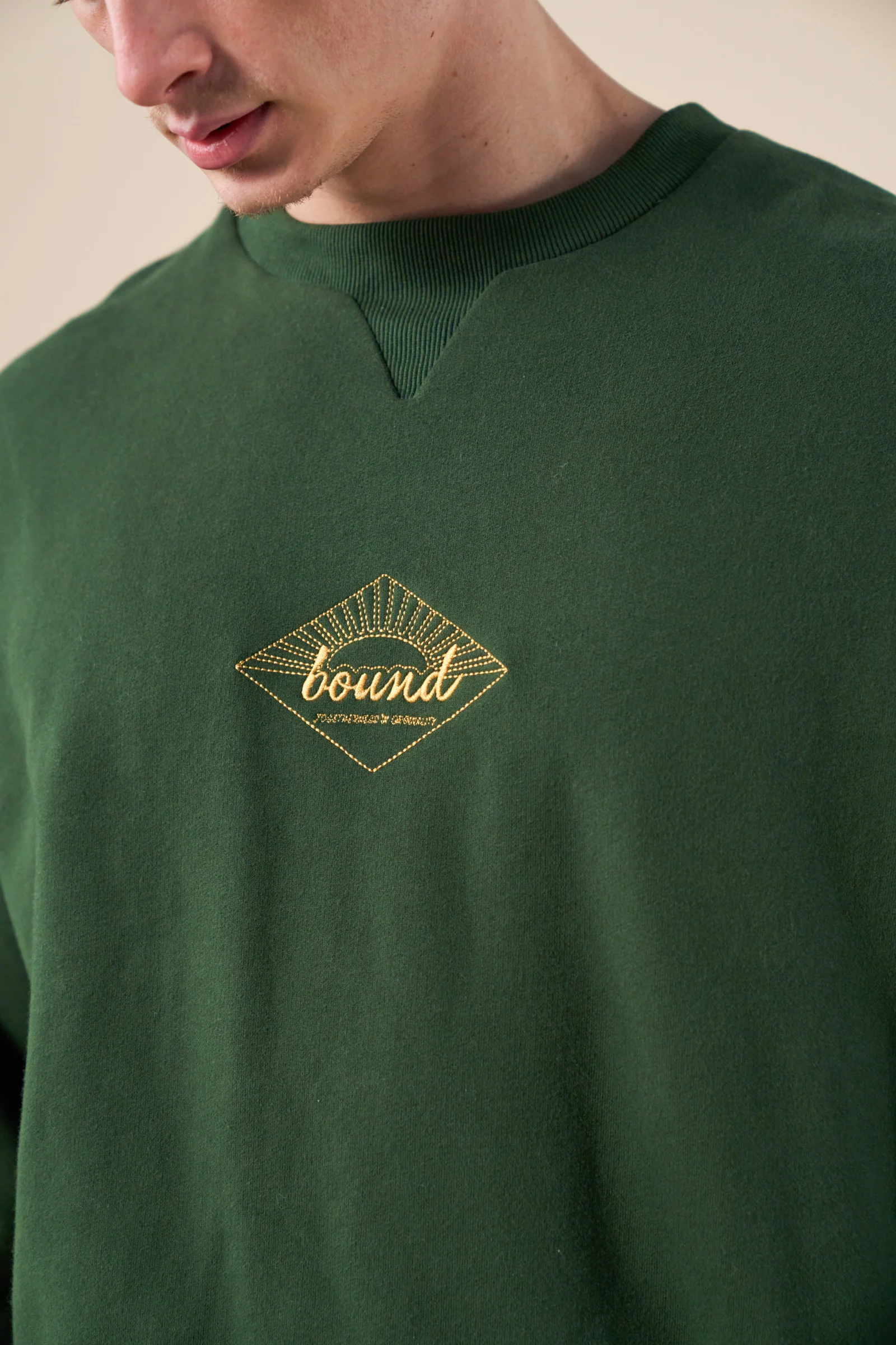SUNRISE SWEATER - FOREST / YELLOW - Image 5