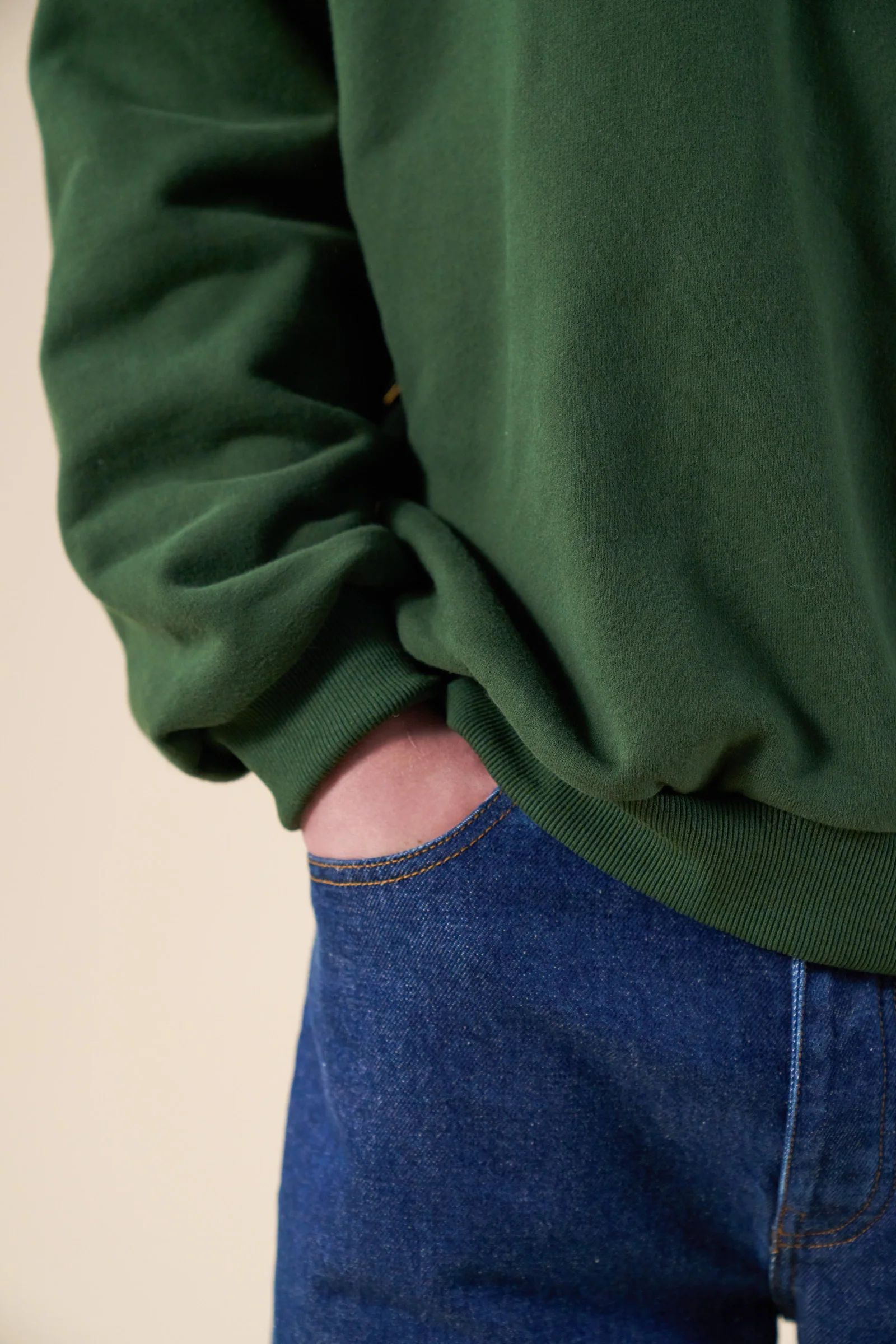SUNRISE SWEATER - FOREST / YELLOW - Image 6