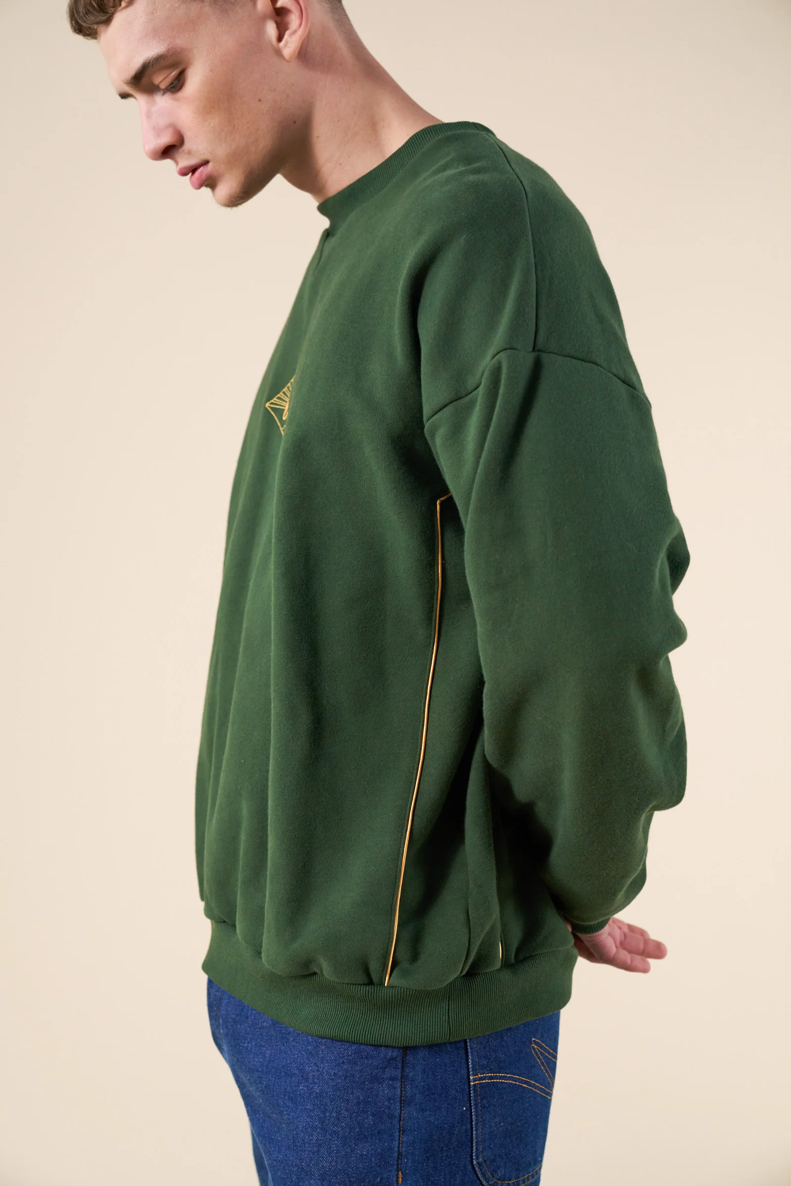 SUNRISE SWEATER - FOREST / YELLOW - Image 7