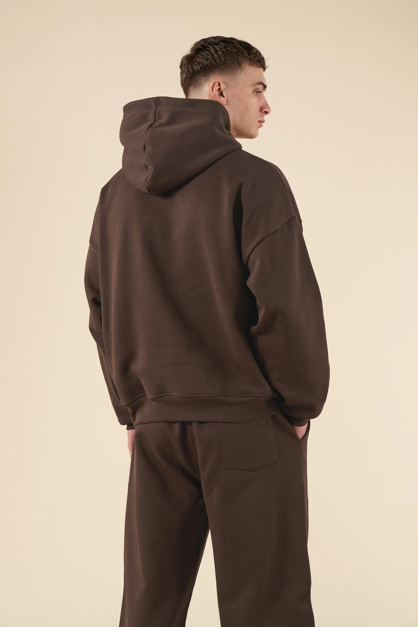 SUSTAIN HEAVY HOODIE - COCOA BROWN - Image 3