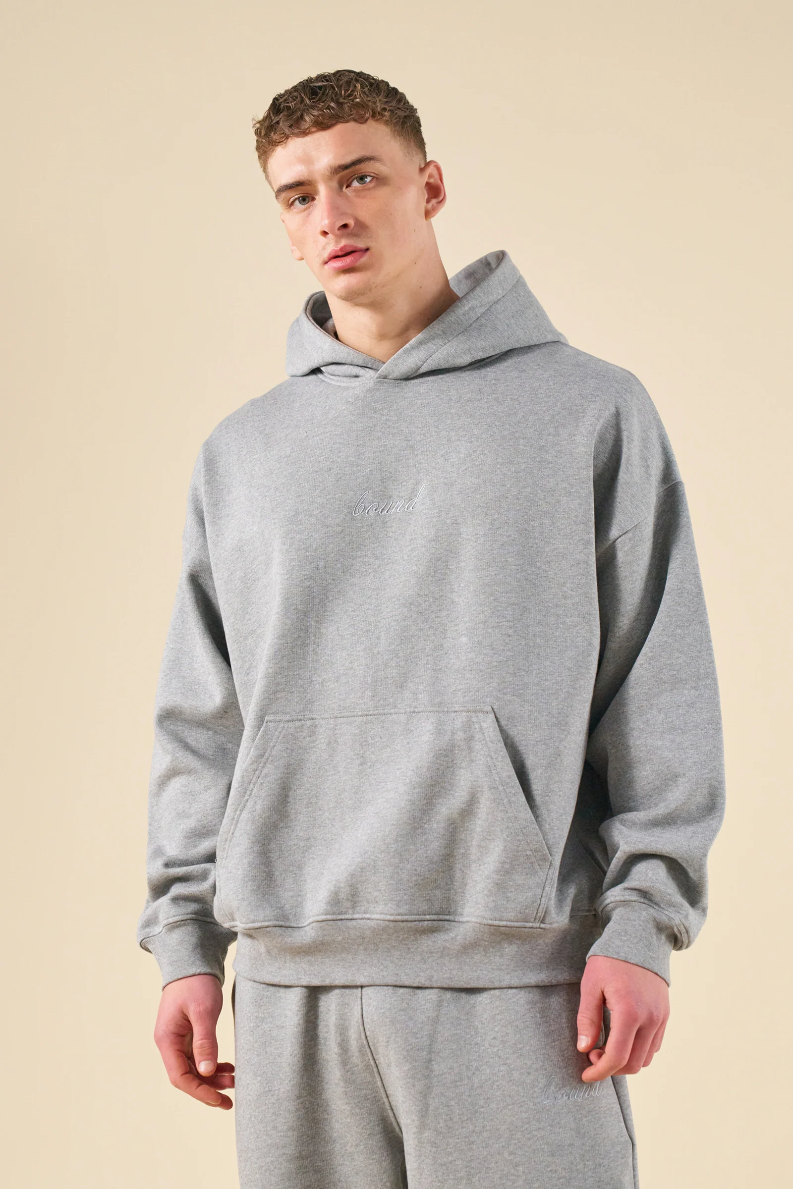 SUSTAIN HEAVY HOODIE - HEATHER GREY