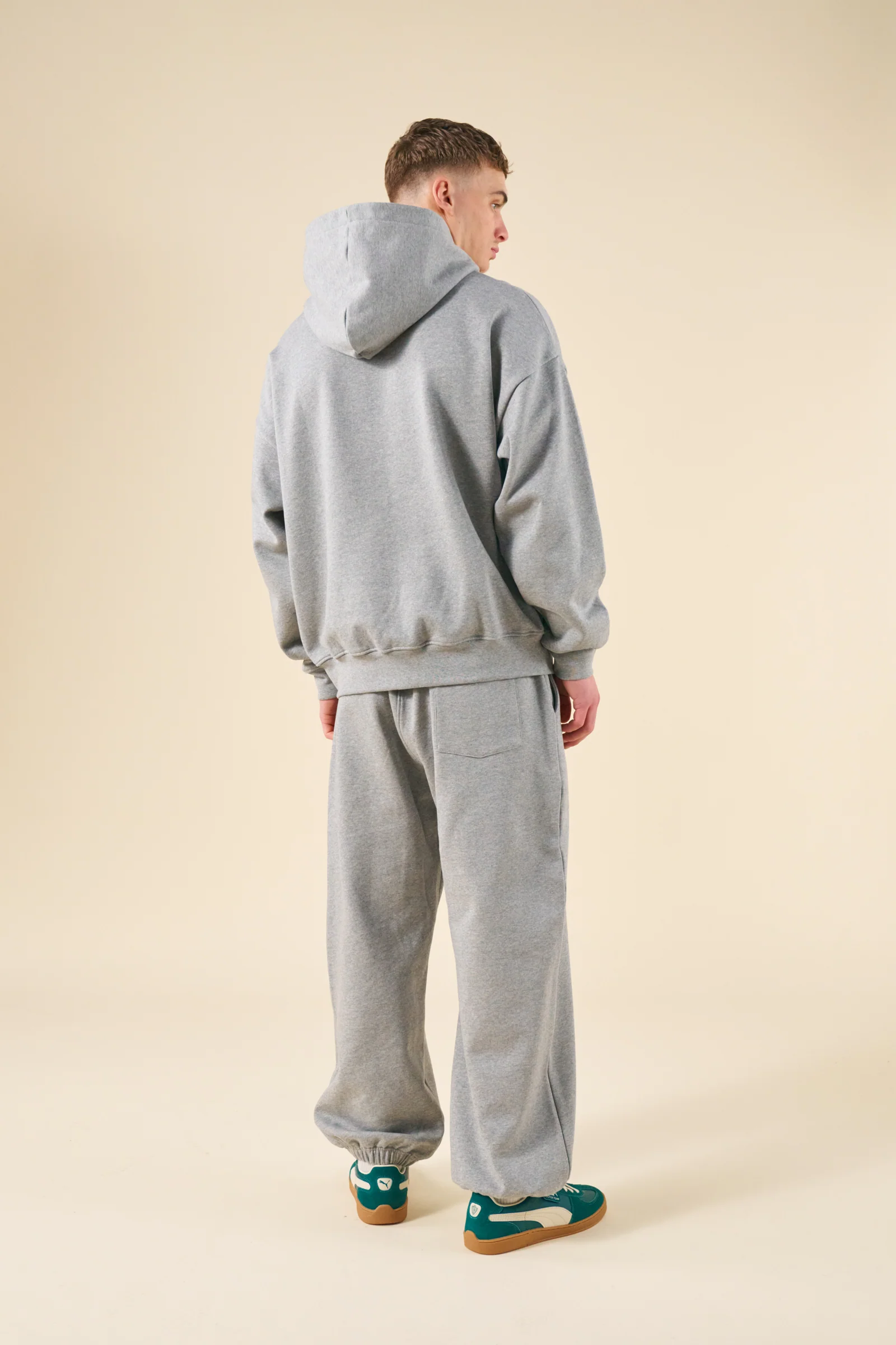 SUSTAIN HEAVY HOODIE - HEATHER GREY - Image 8