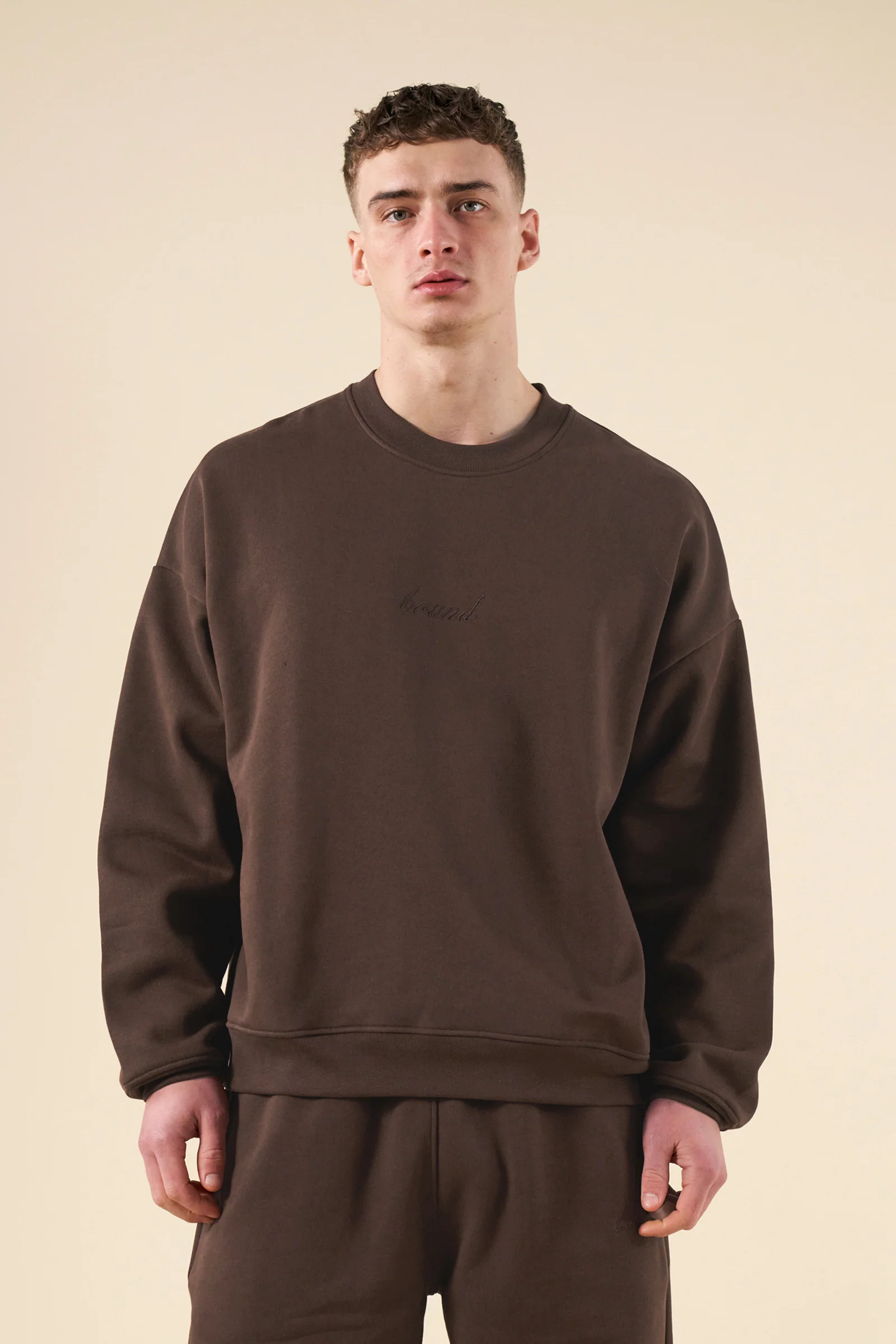 SUSTAIN HEAVY SWEATER - COCOA BROWN