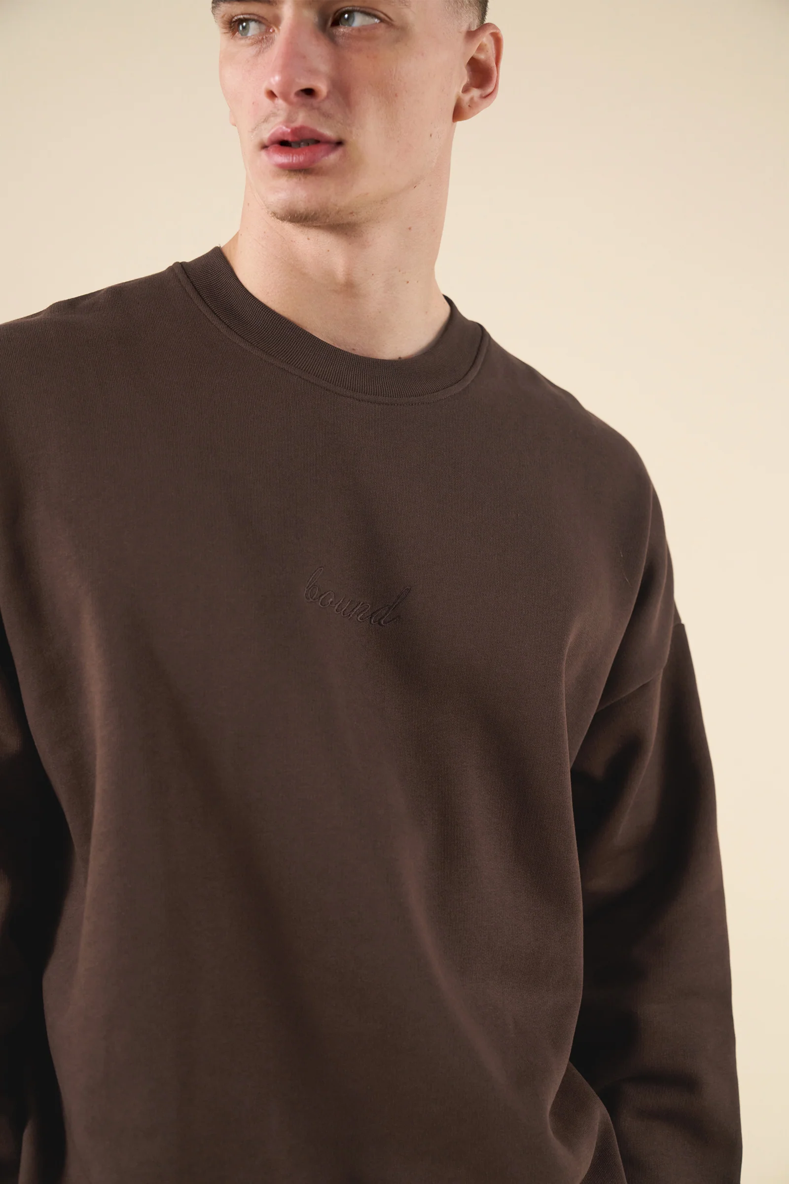SUSTAIN HEAVY SWEATER - COCOA BROWN - Image 4