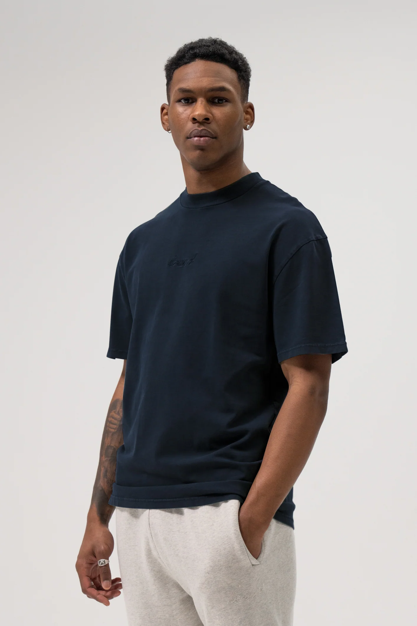 SUSTAIN TEE TWIN PACK - BLACK/NAVY - Image 4