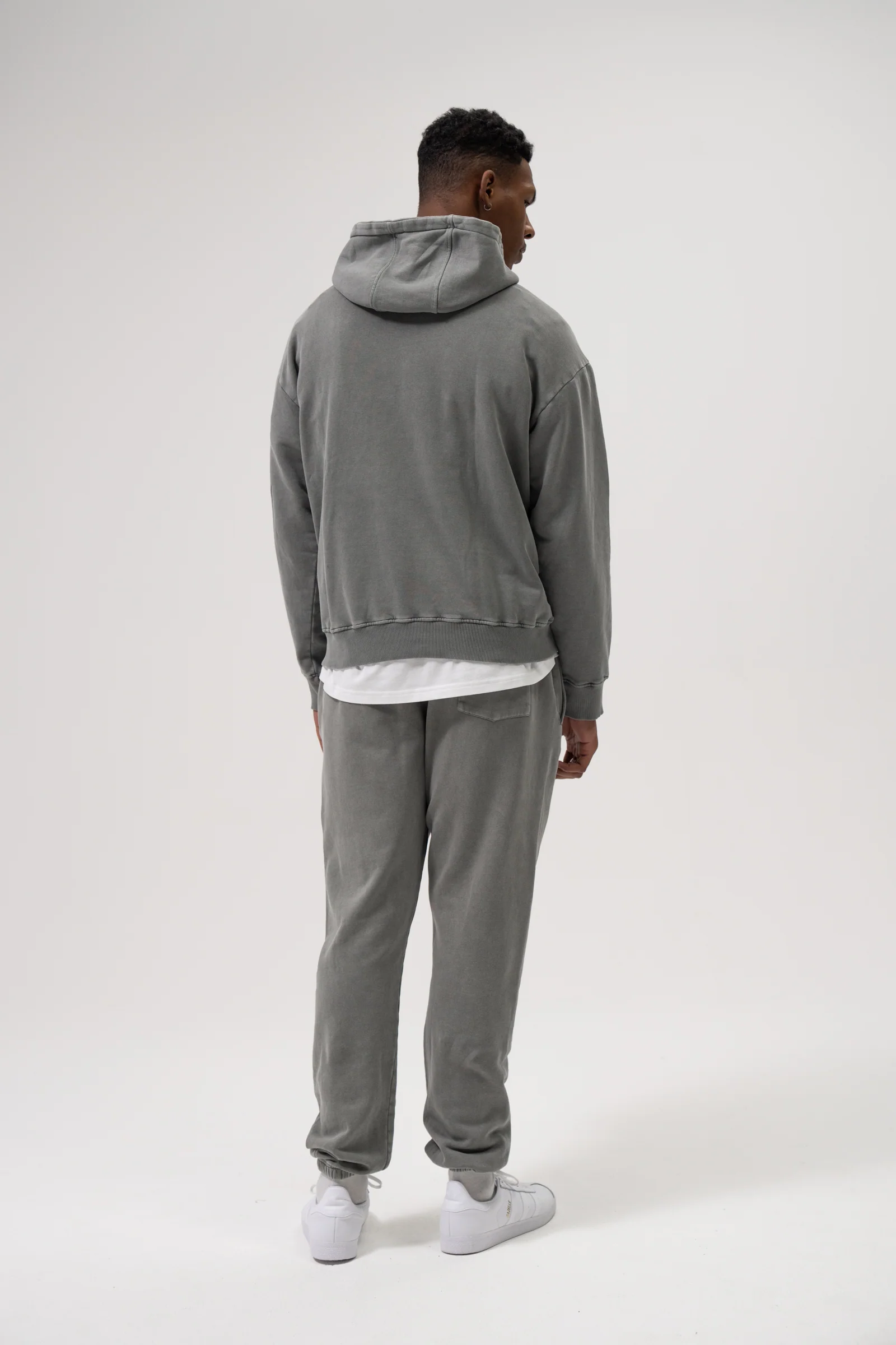 SUSTAIN WASHED GREY HOODIE - Image 3