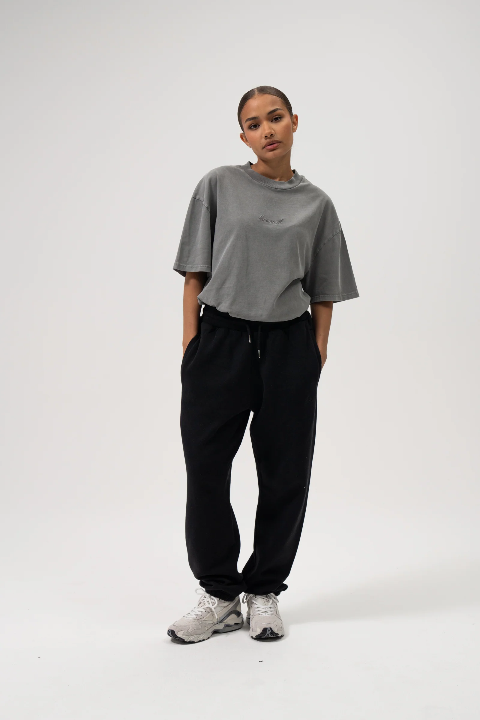 SUSTAIN WASHED GREY TEE - Image 5