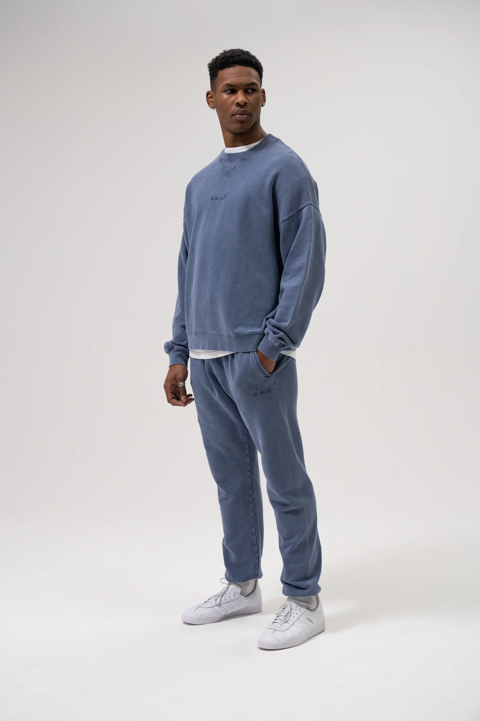 SUSTAIN WASHED BLUE SWEATER - Image 2
