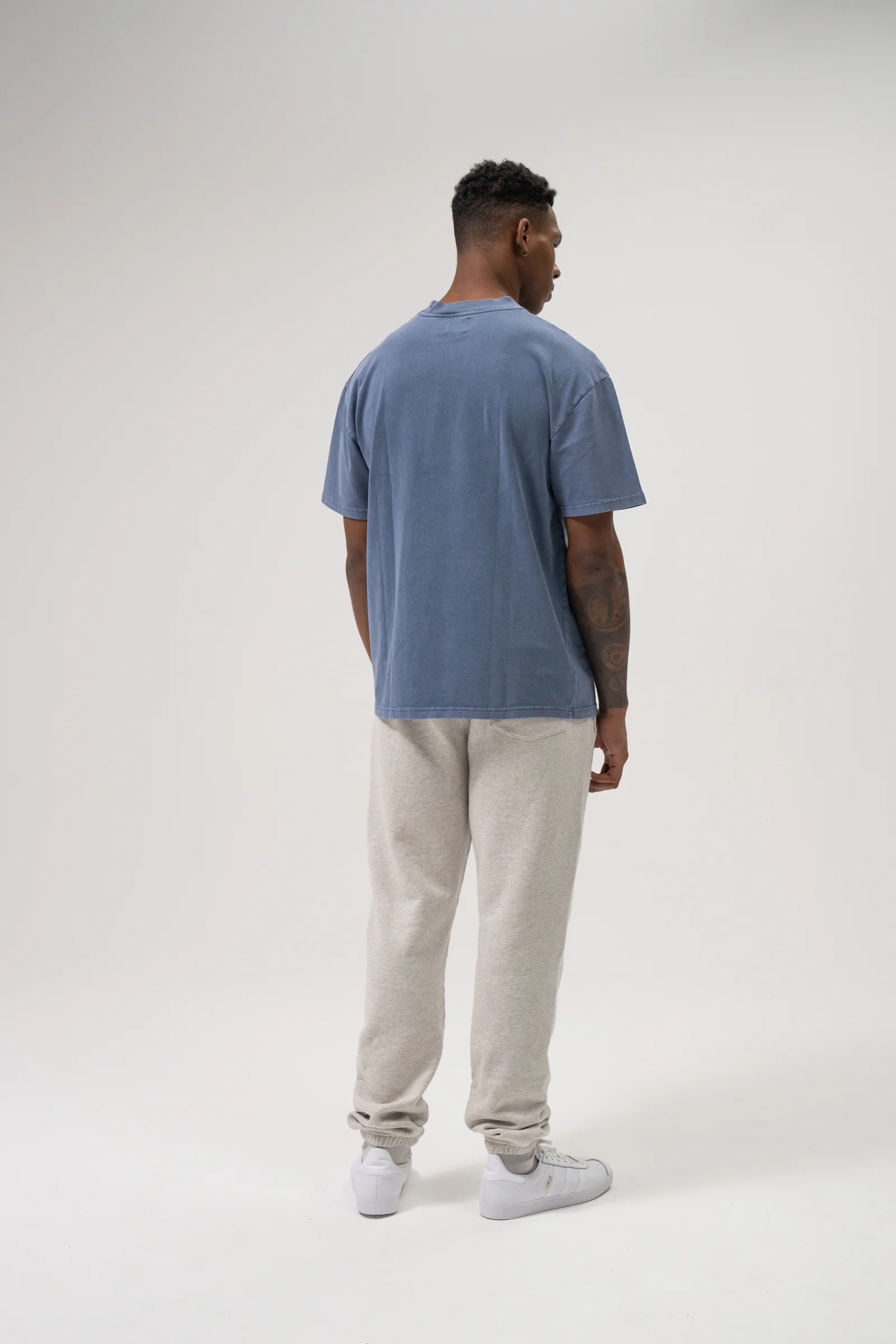 SUSTAIN WASHED BLUE TEE - Image 4