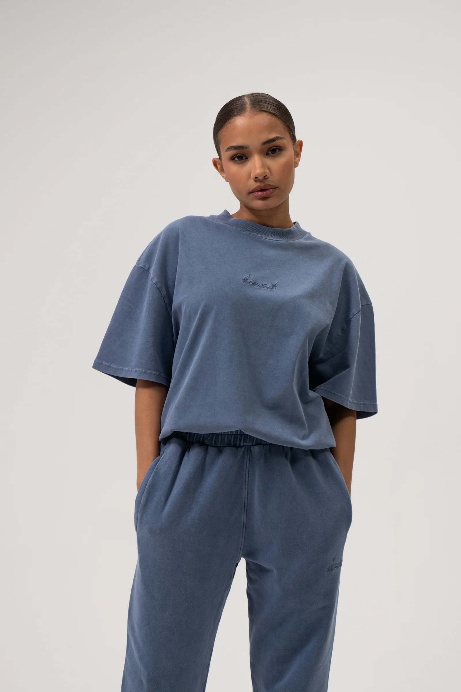 SUSTAIN WASHED BLUE TEE - Image 5