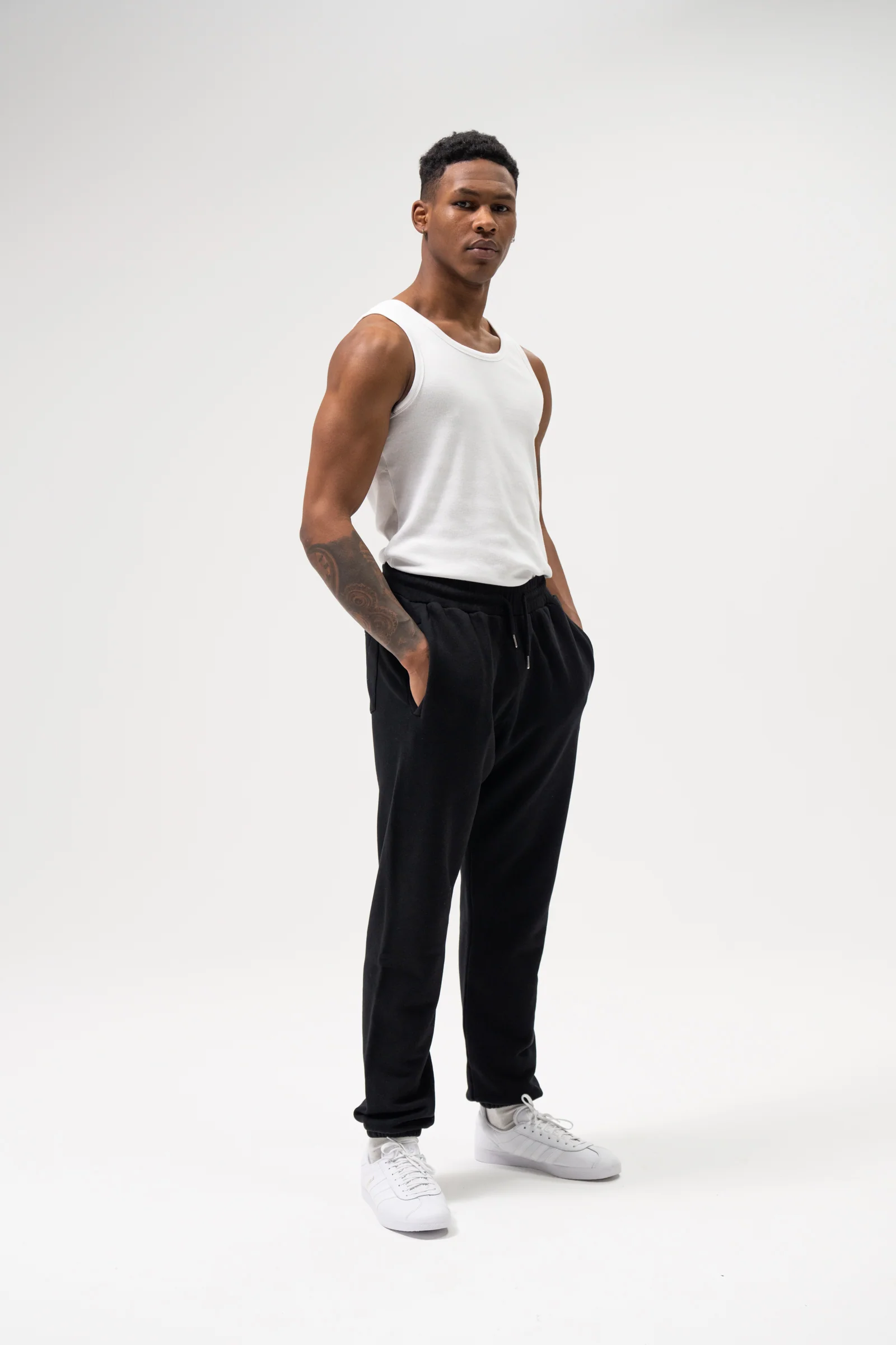 SUSTAIN WHITE RIBBED VEST - 3 PACK - Image 4