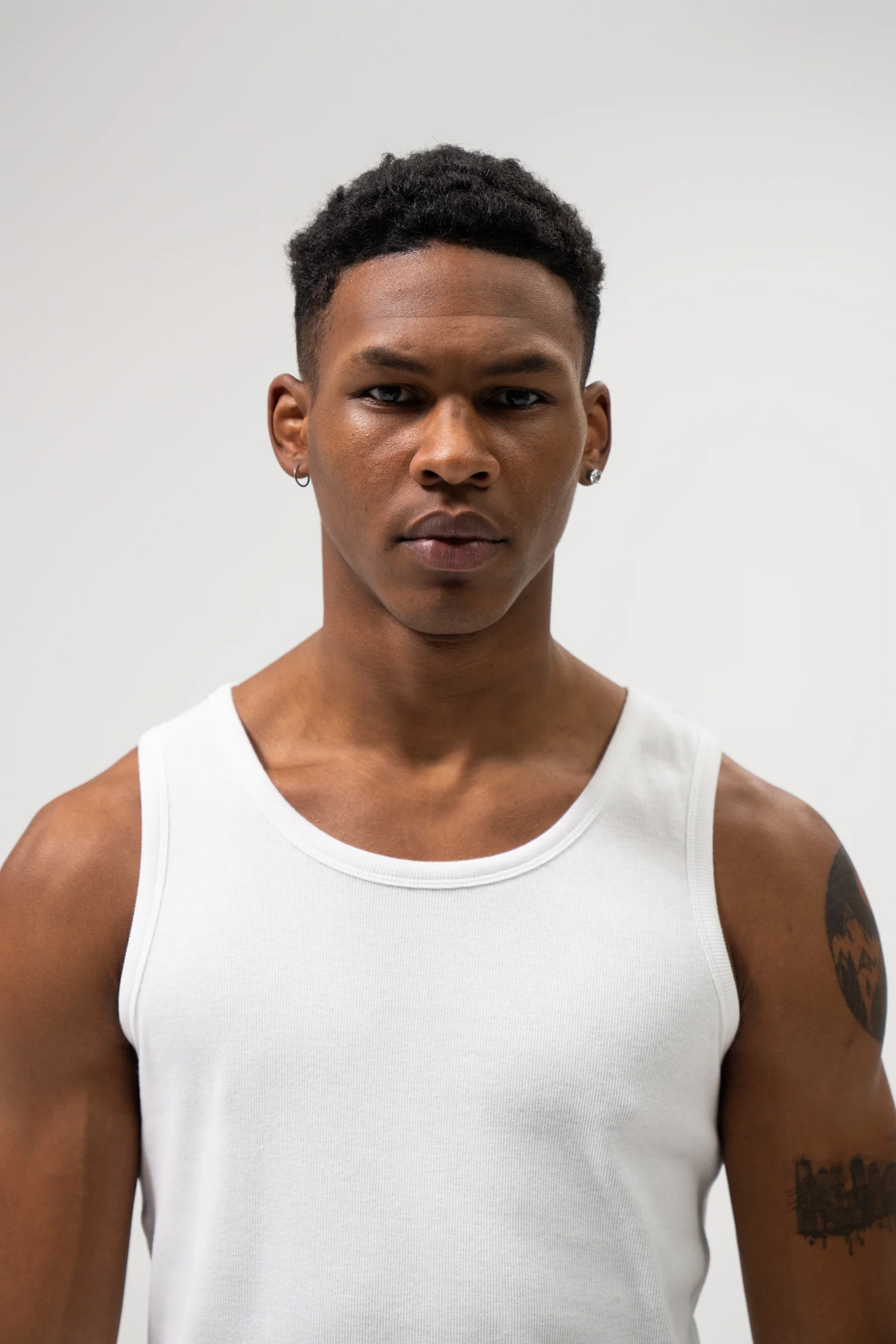 SUSTAIN WHITE RIBBED VEST - 3 PACK - Image 5
