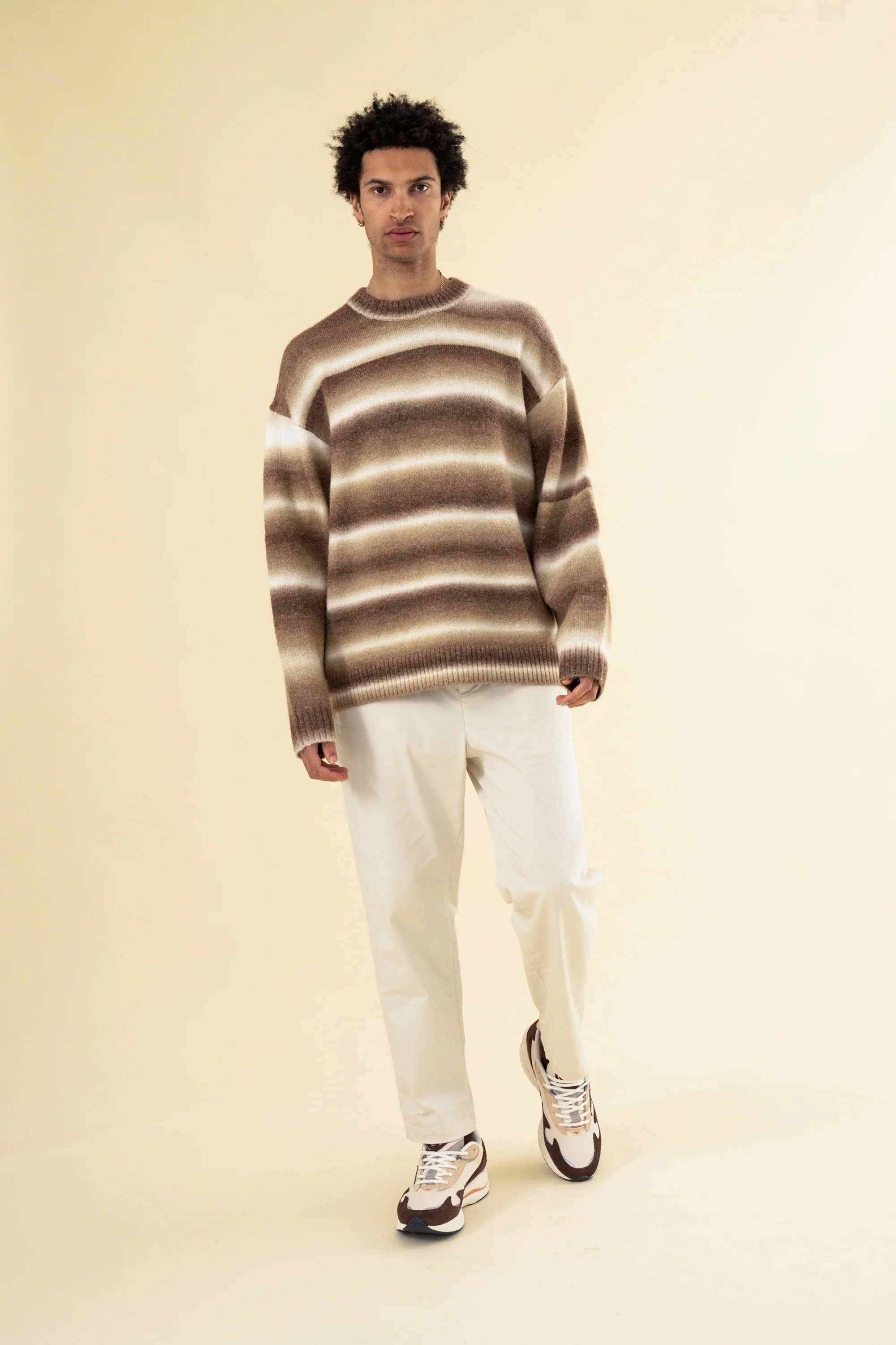 TOFFEE GRADIENT KNIT SWEATER - Image 4