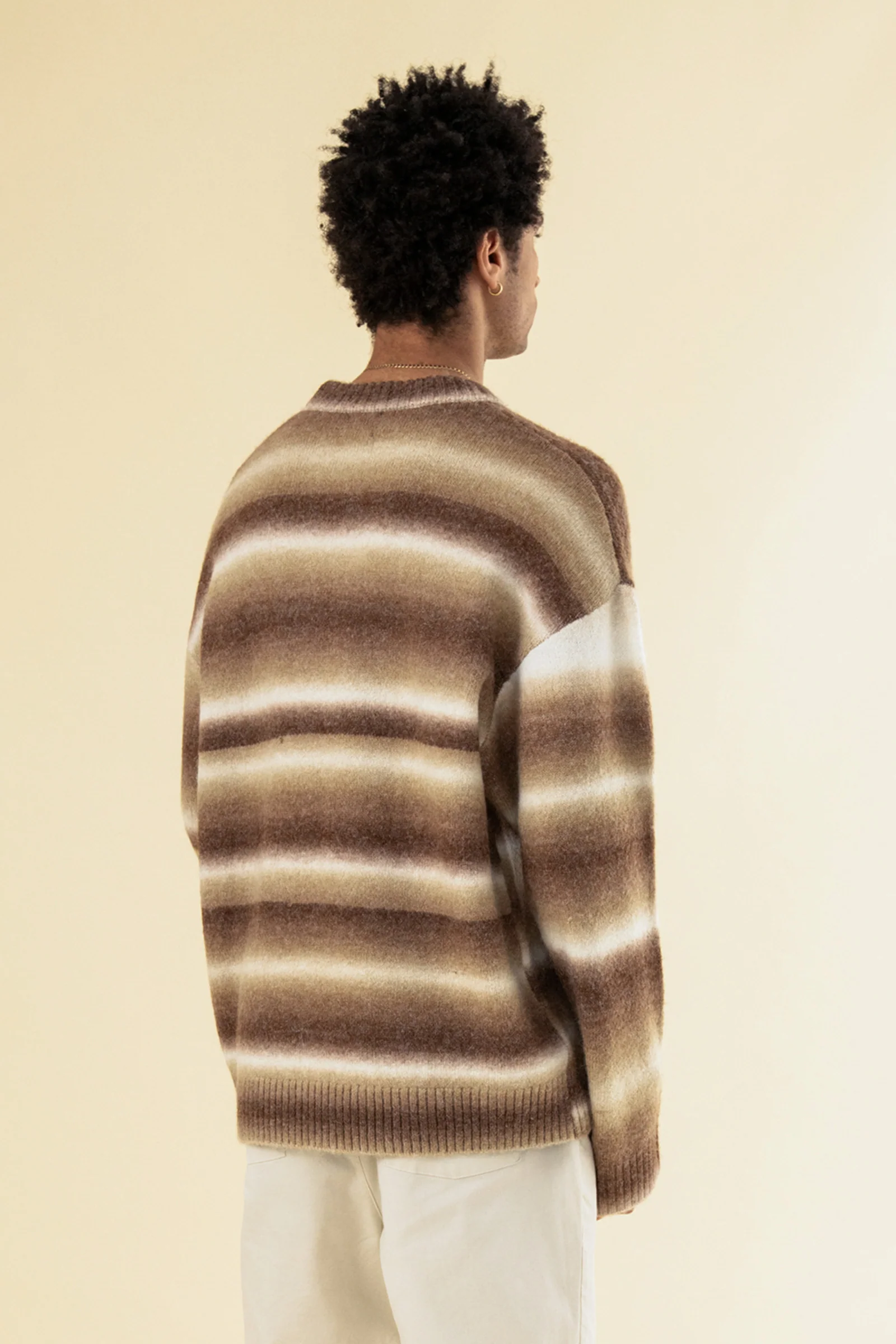 TOFFEE GRADIENT KNIT SWEATER - Image 5