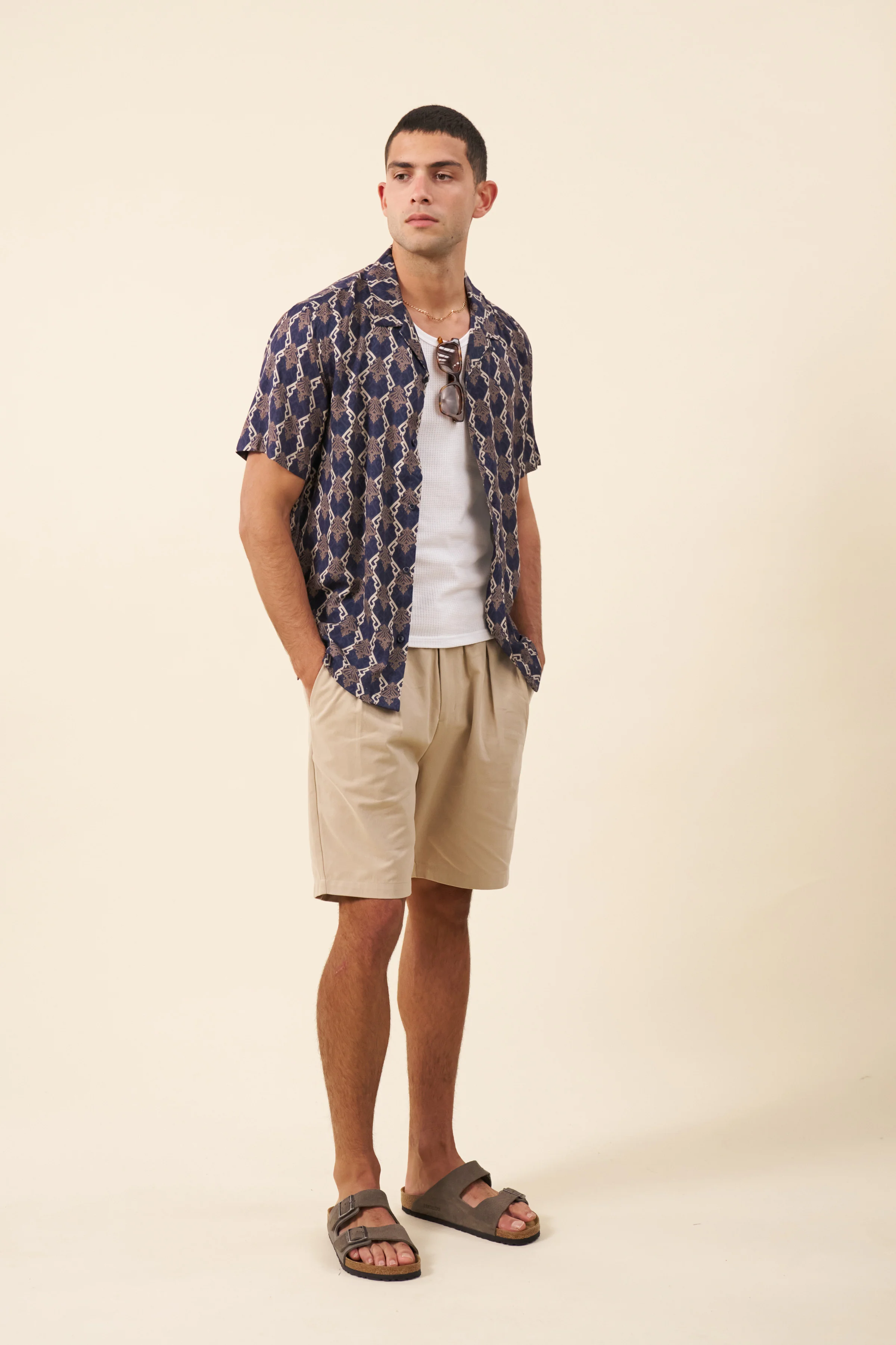 TONY PATTERNED RAYON SHIRT - Image 3