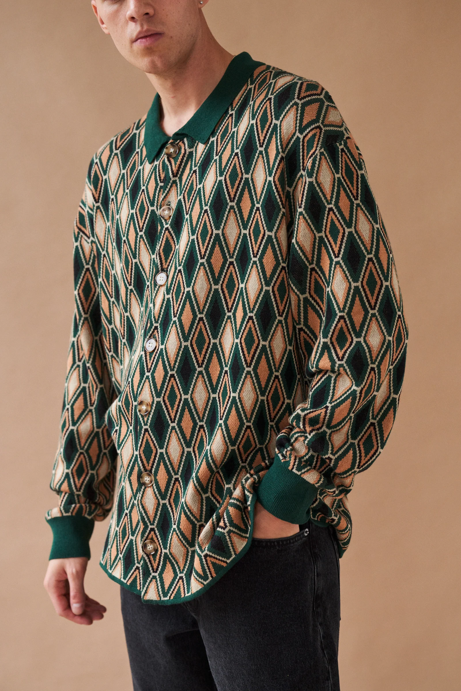 TRIANA LONGSLEEVE KNIT POLO - Image 3