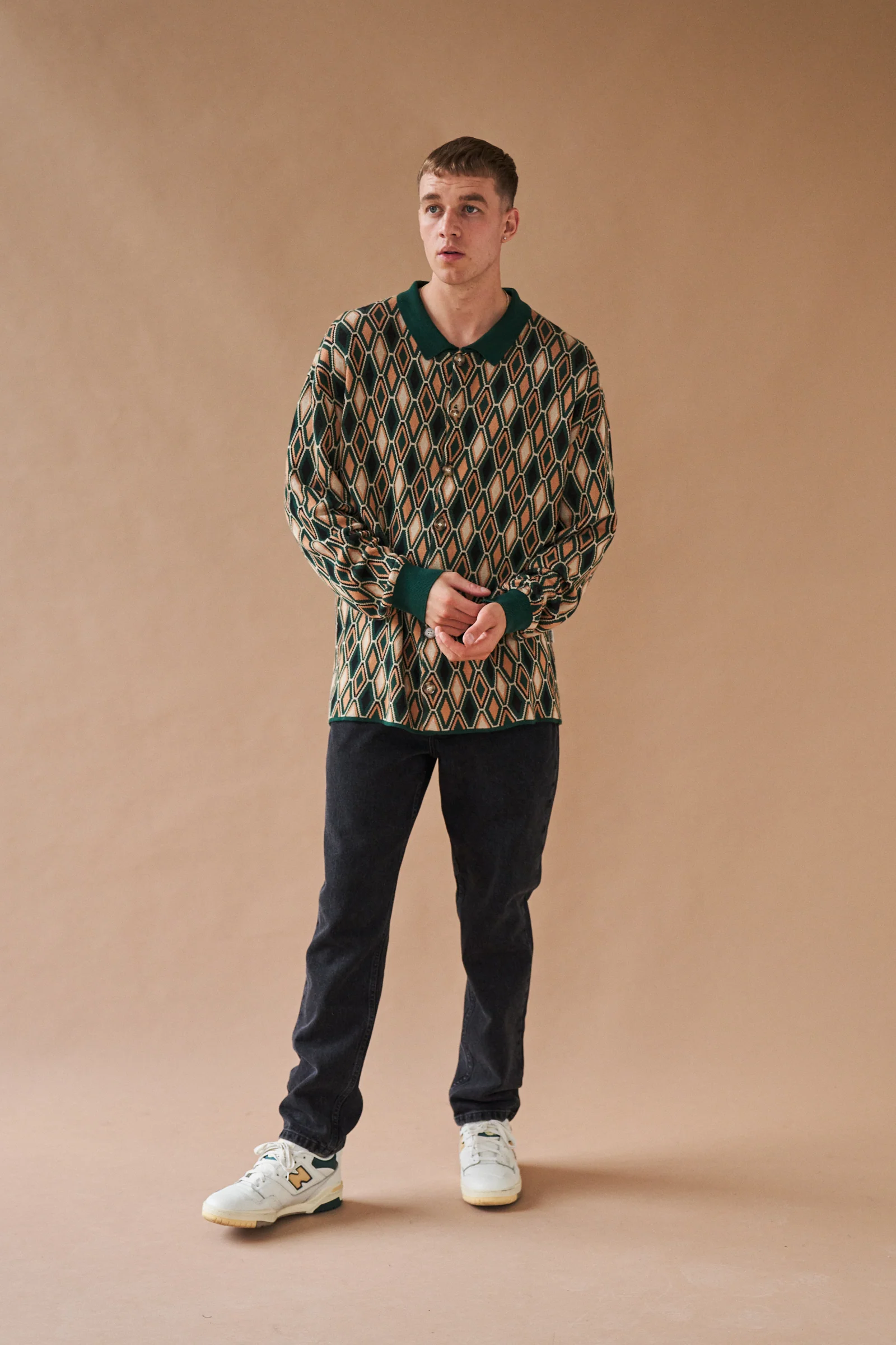 TRIANA LONGSLEEVE KNIT POLO - Image 5