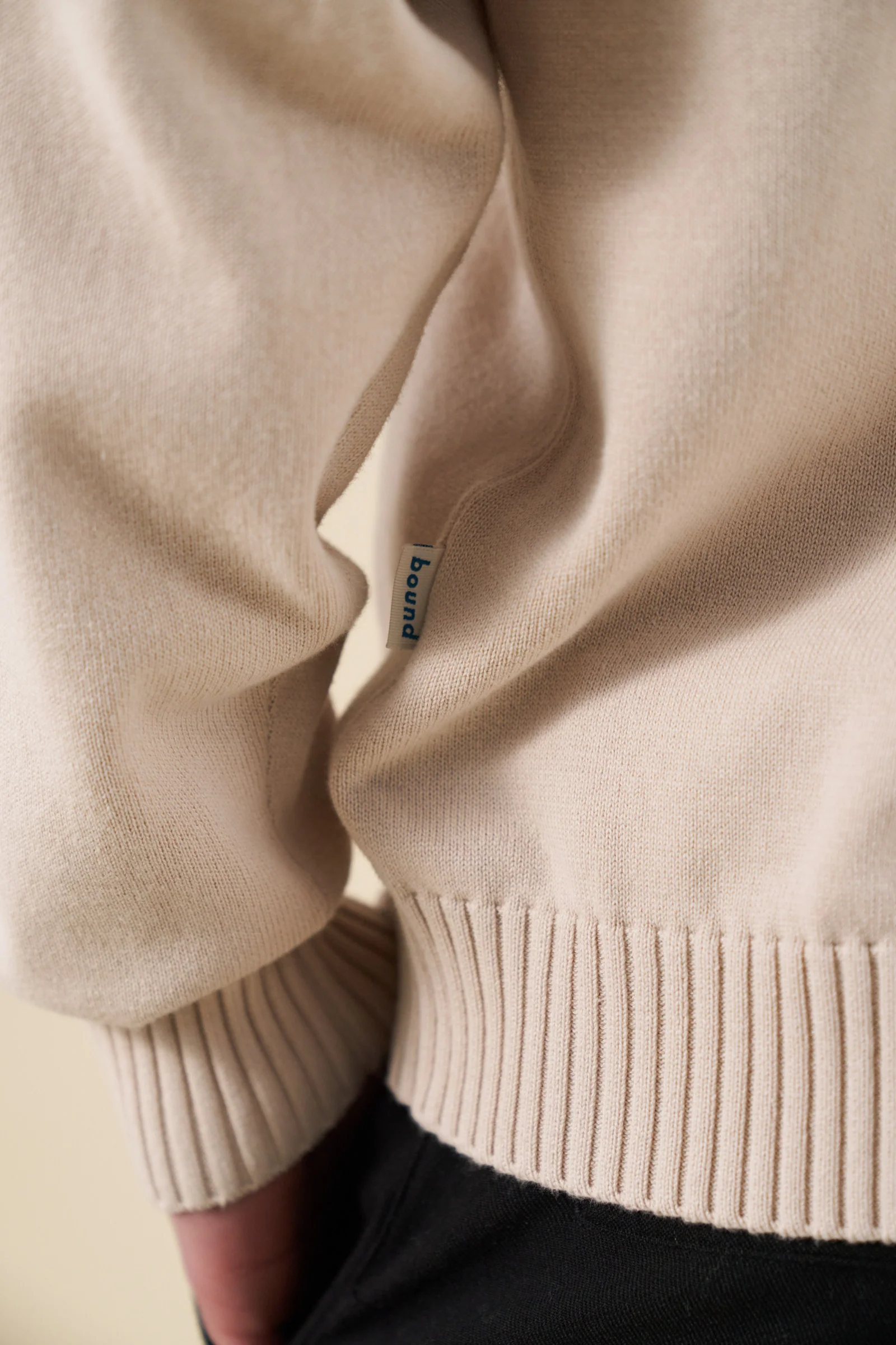 TROPEZ KNIT POLO SWEATER - STONE - Image 8