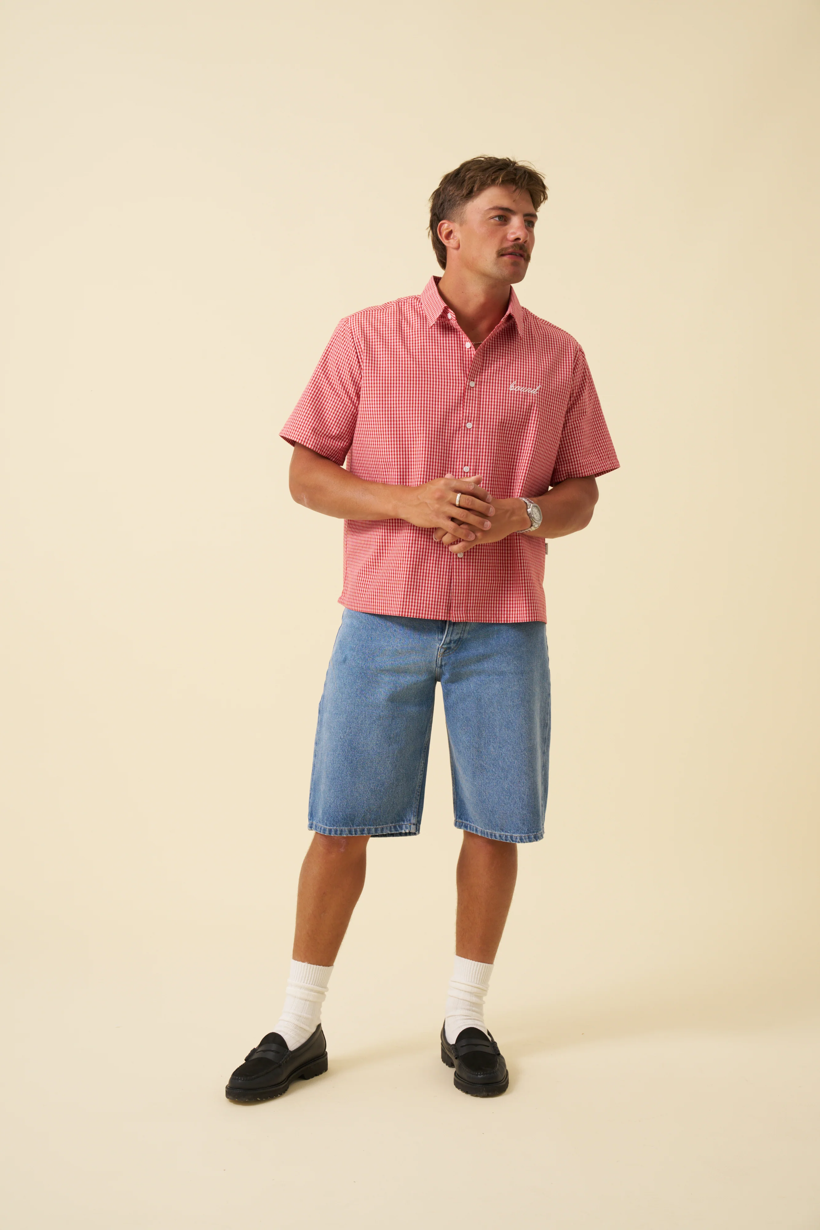 UNION DENIM JORTS - LIGHT BLUE - Image 2